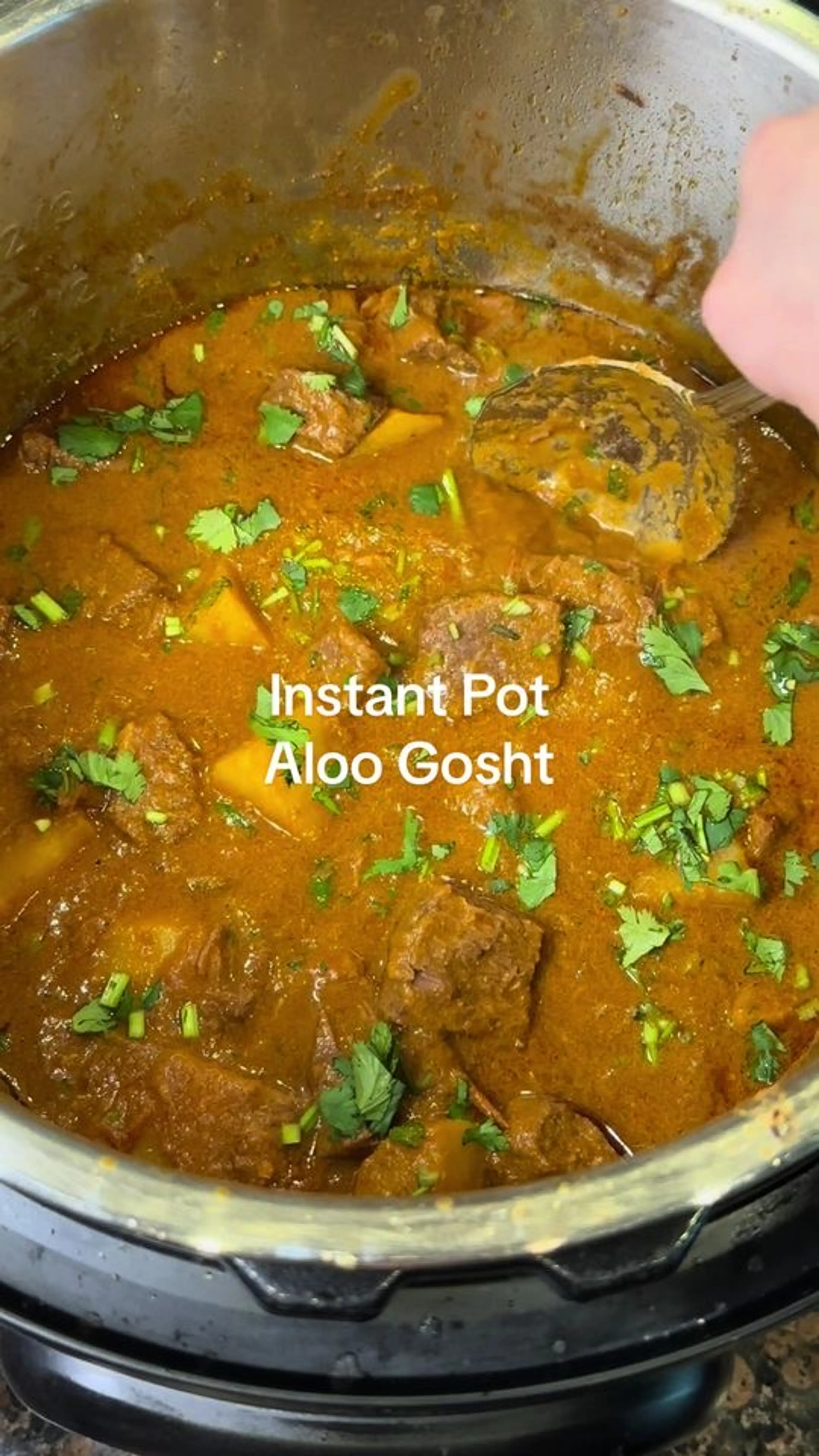 Instant Pot Aloo Gosht