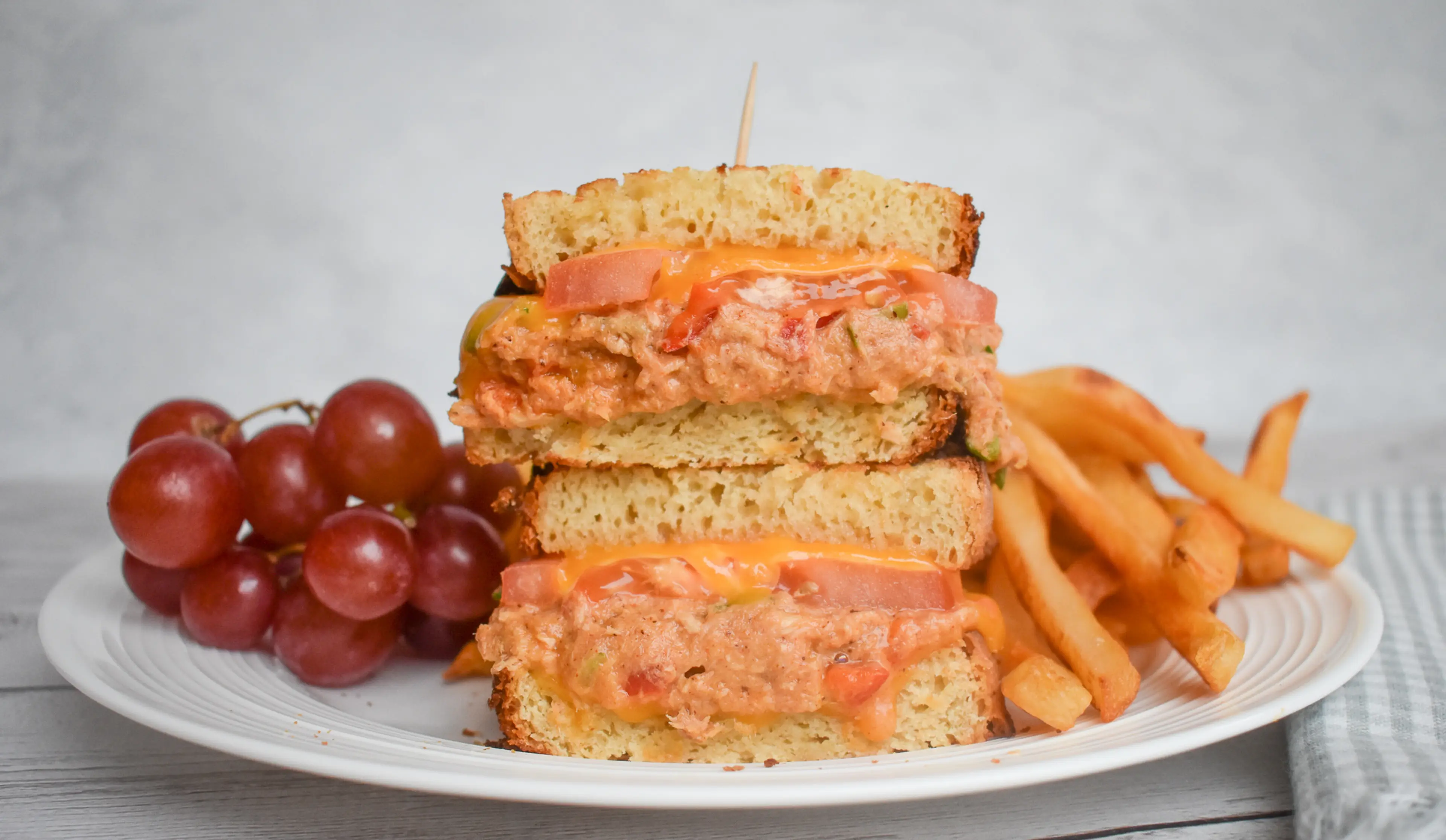 Low-FODMAP Cajun Tuna Salad / Tuna Melt Recipe; Gluten-free