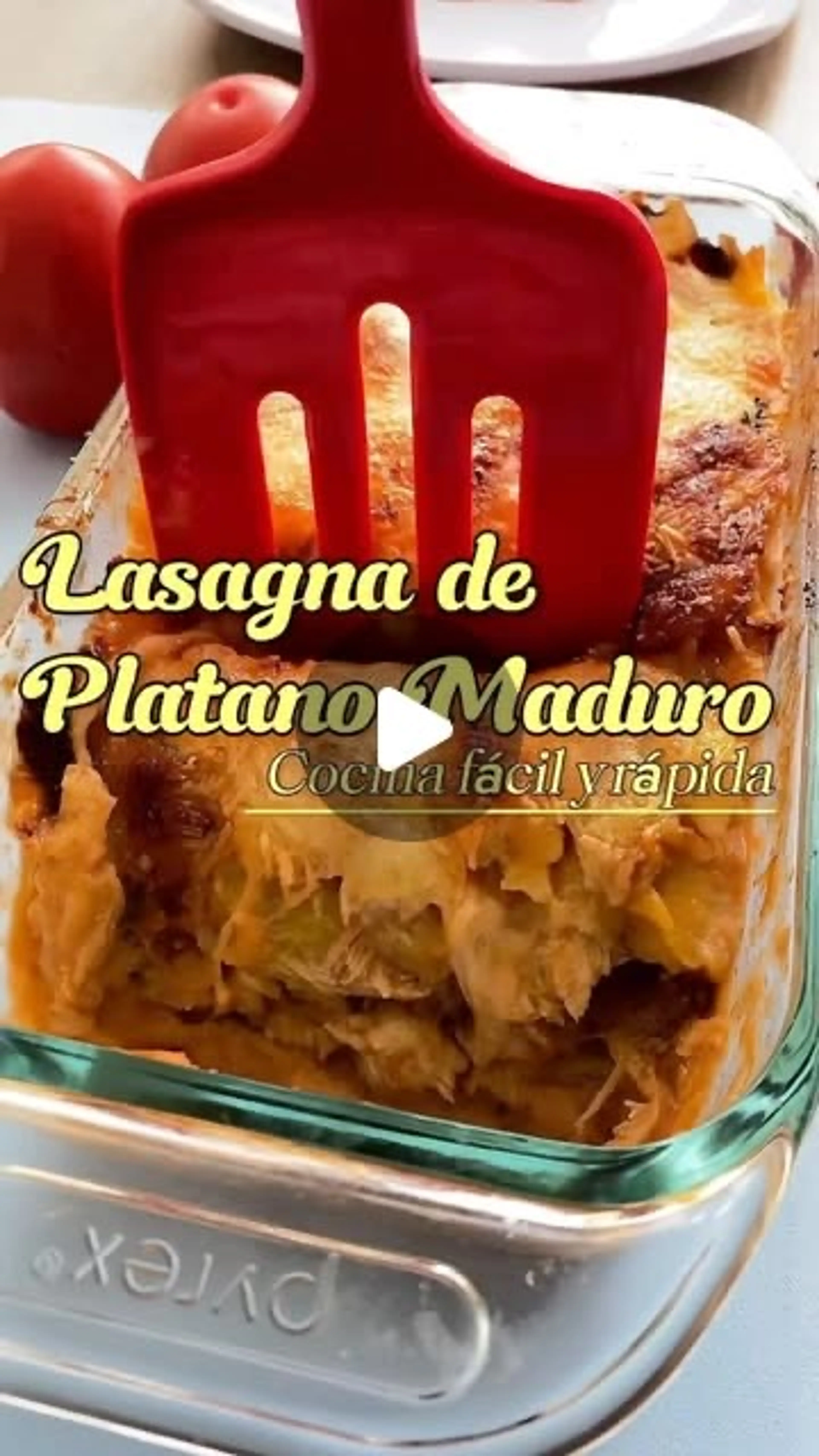 Lasagna De Plátano Maduro