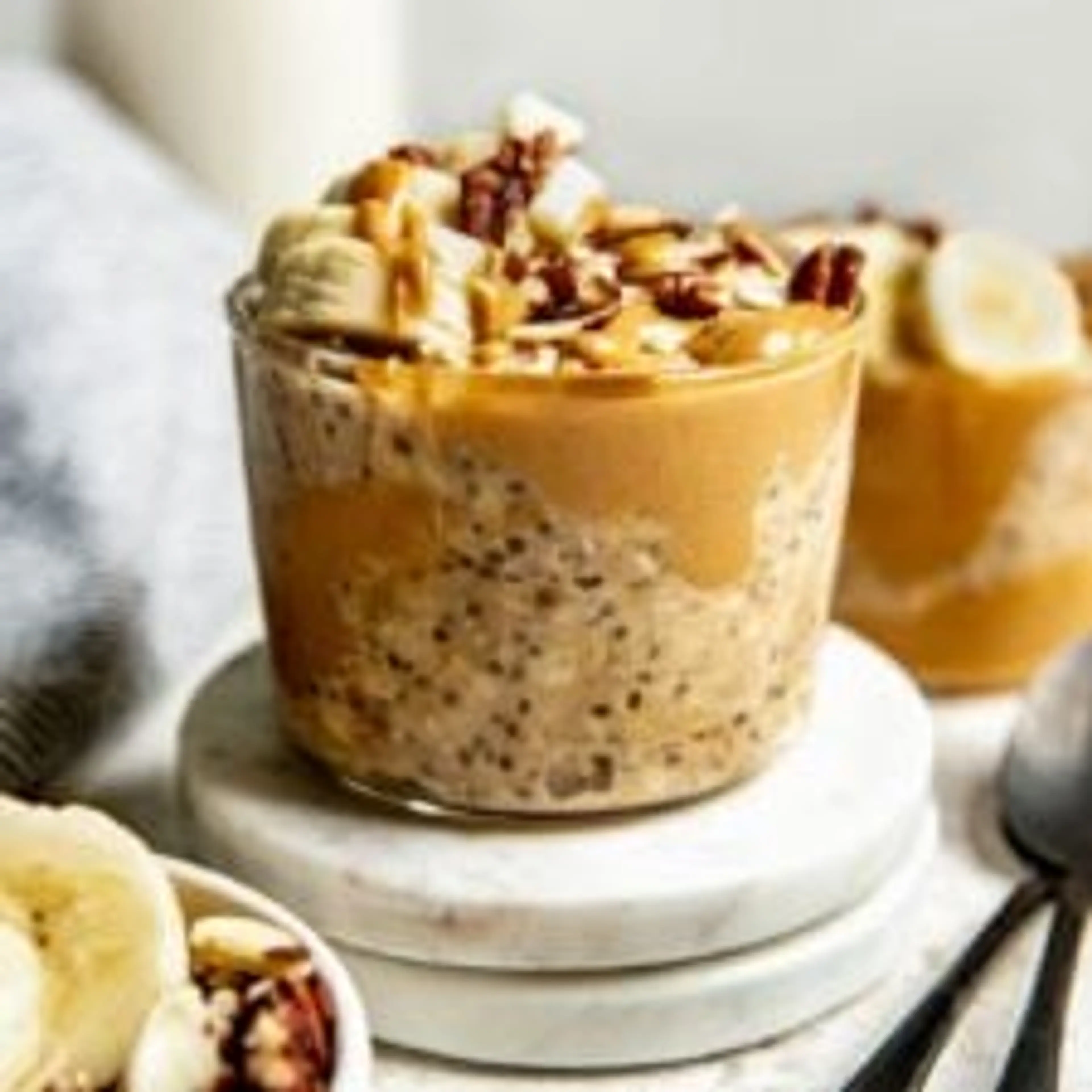 Peanut Butter Banana Overnight Oats