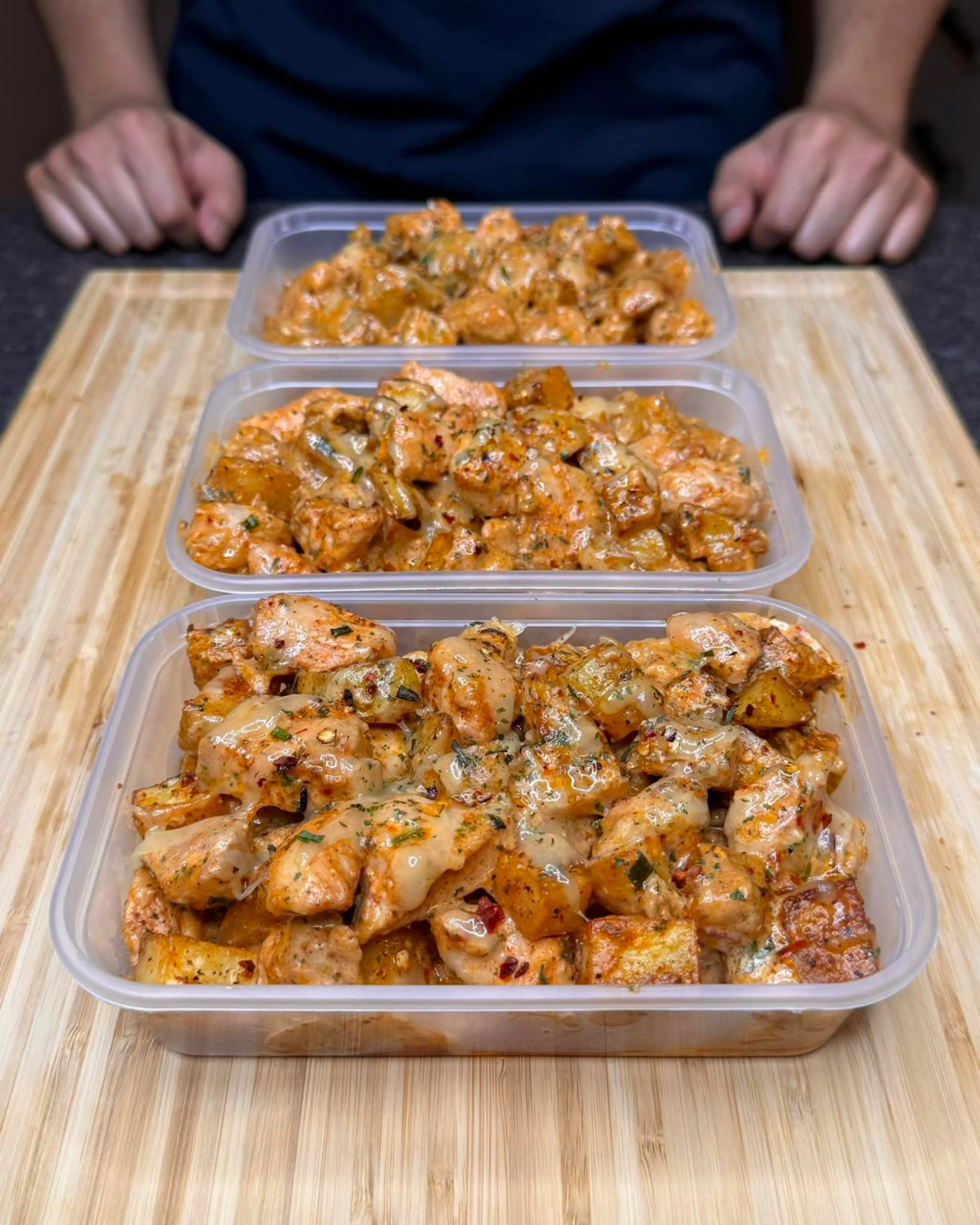 Cheesy Garlic Chicken & Potatoes