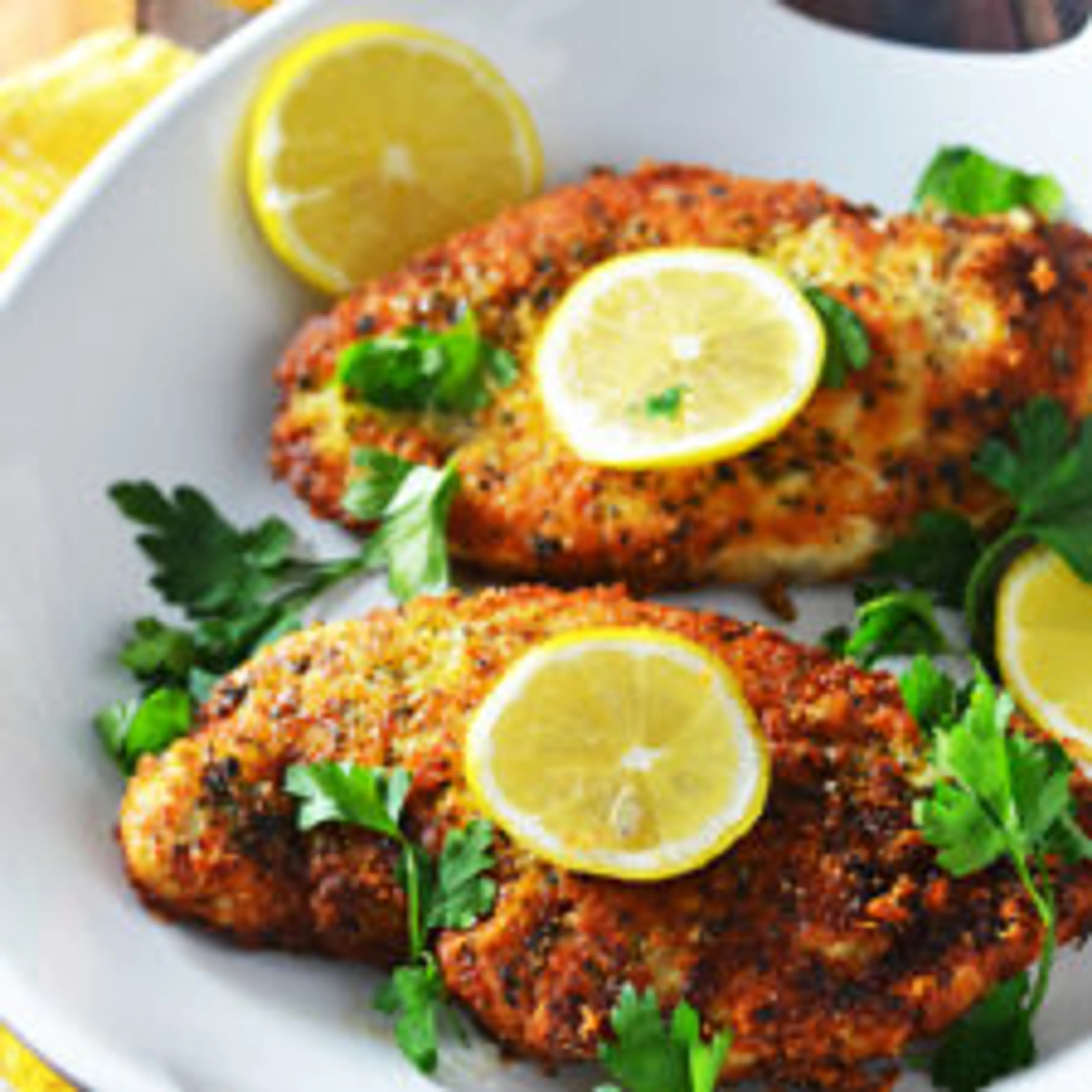 5 Ingredient Breaded Lemon Chicken