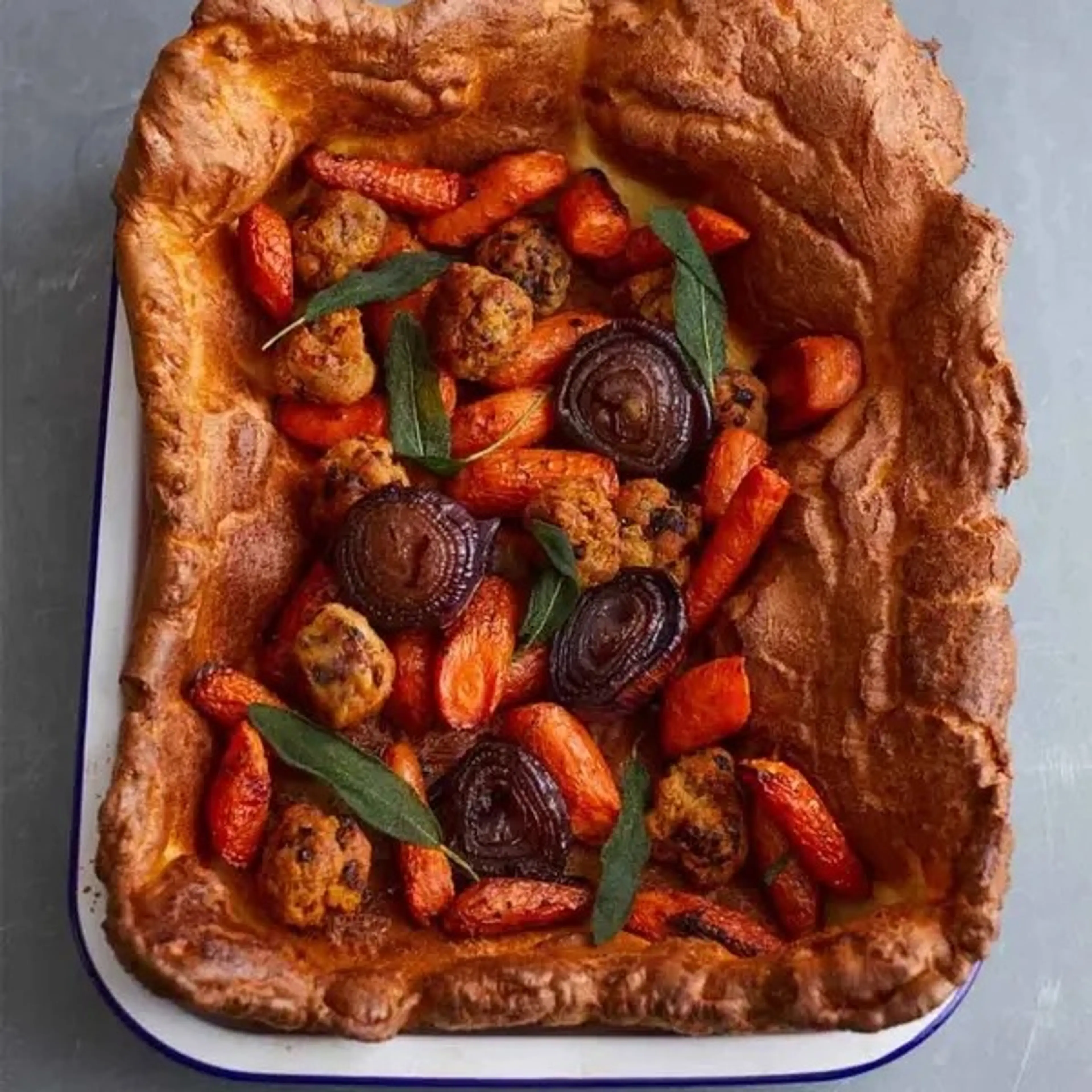Veggie toad-in-the-hole