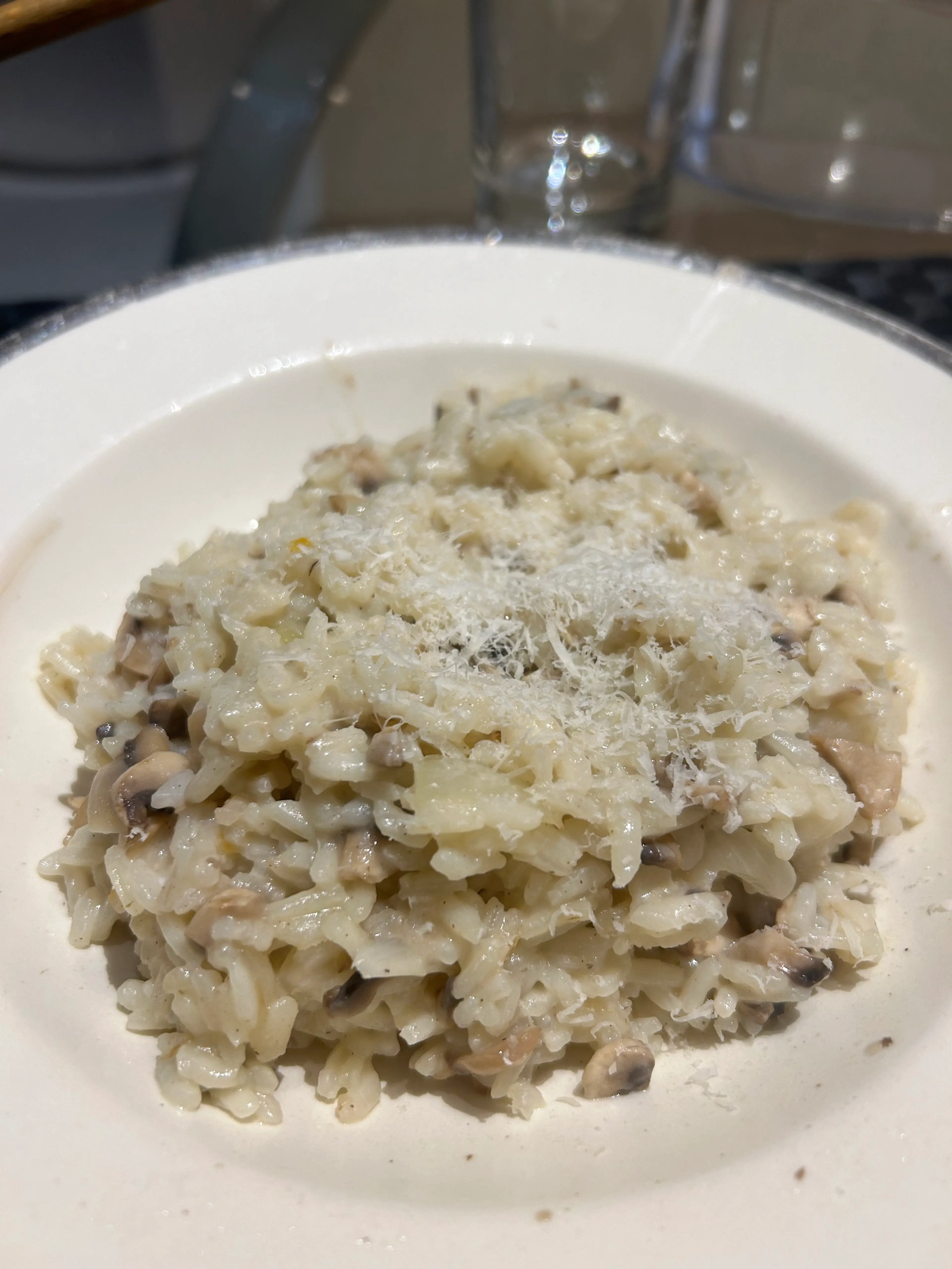 Risotto Au Parmesan & Champi🍄
