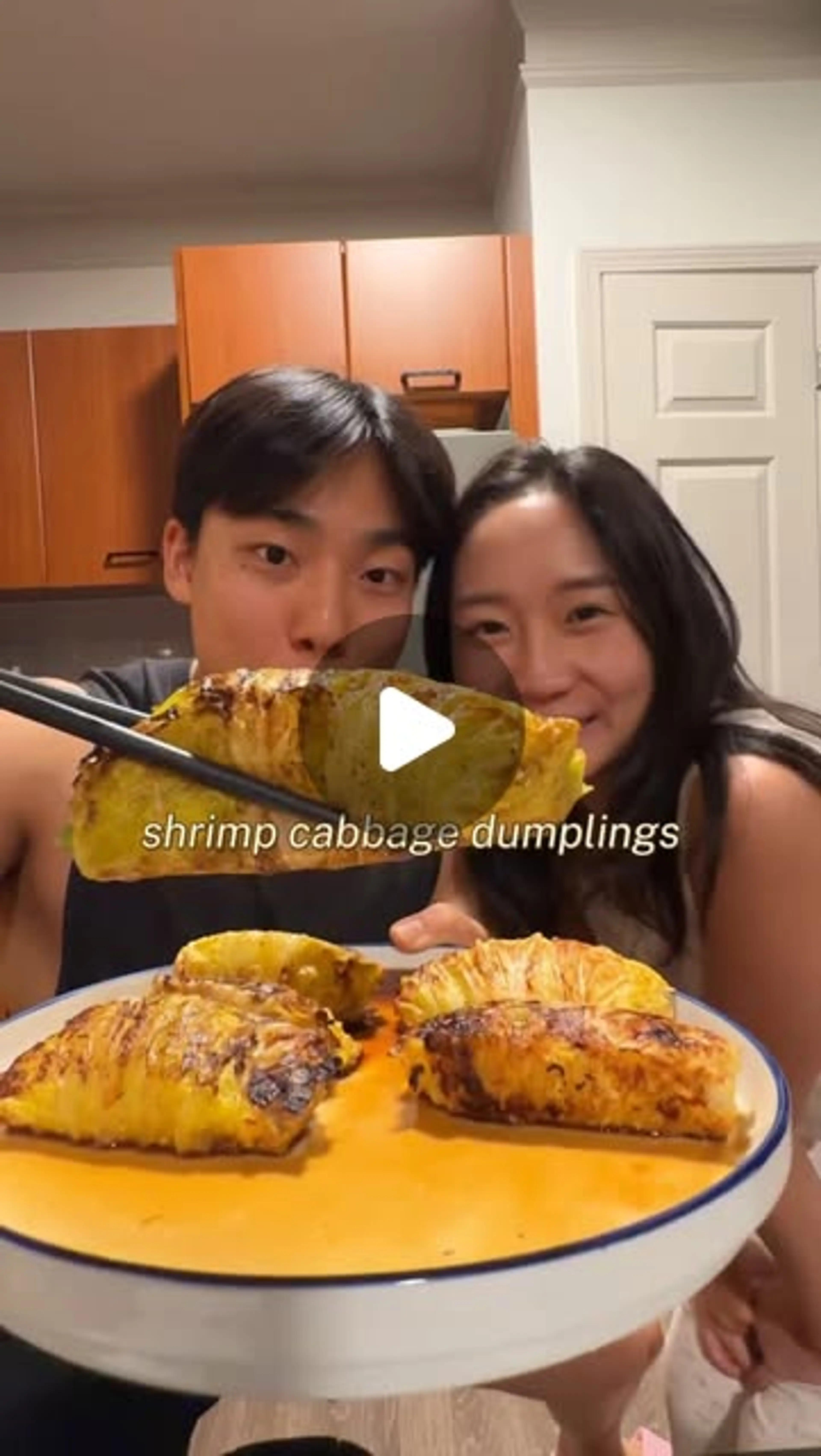 Shrimp cabbage dumpling