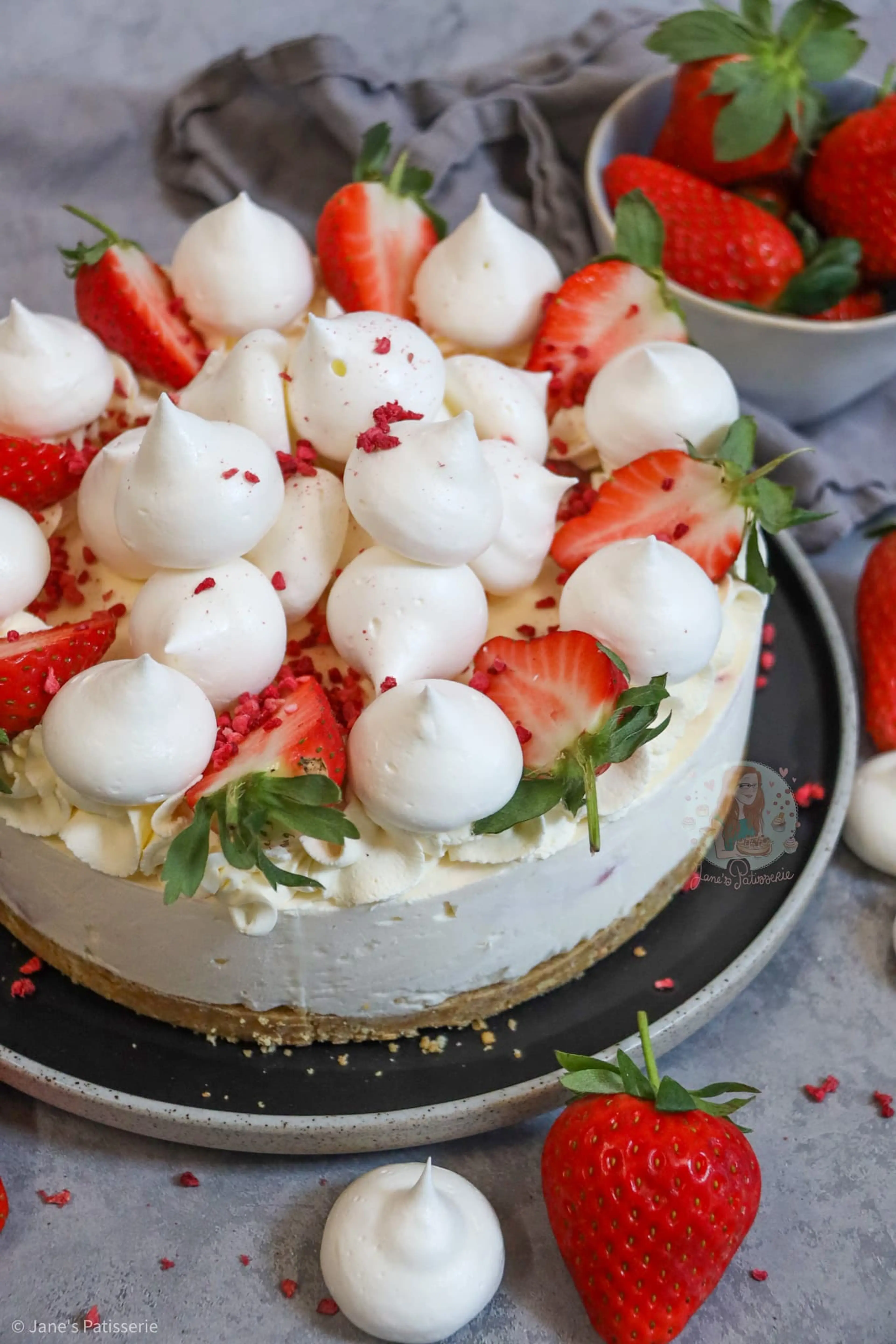 No-Bake Eton Mess Cheesecake!