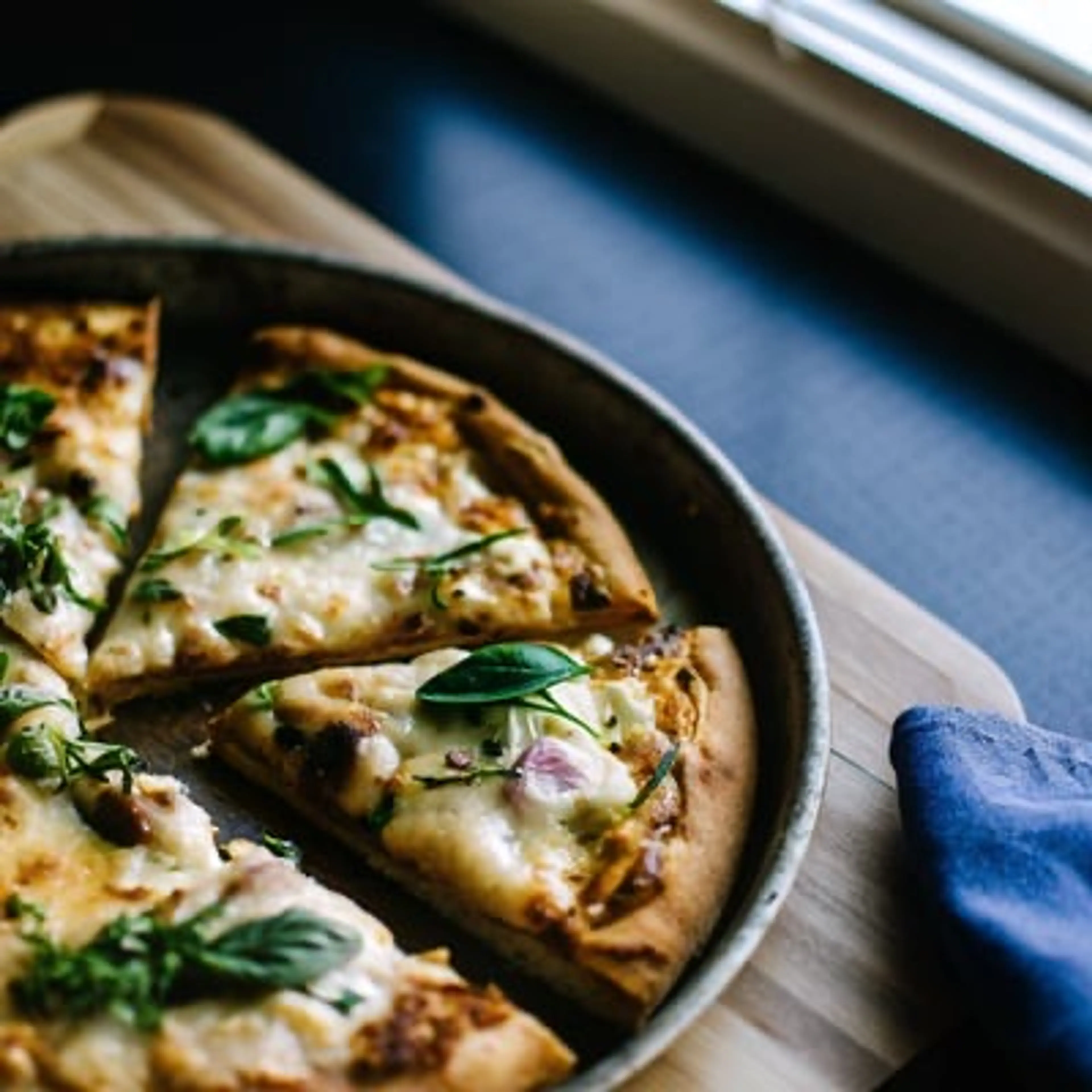 Spinach and Artichoke Dip Pizza