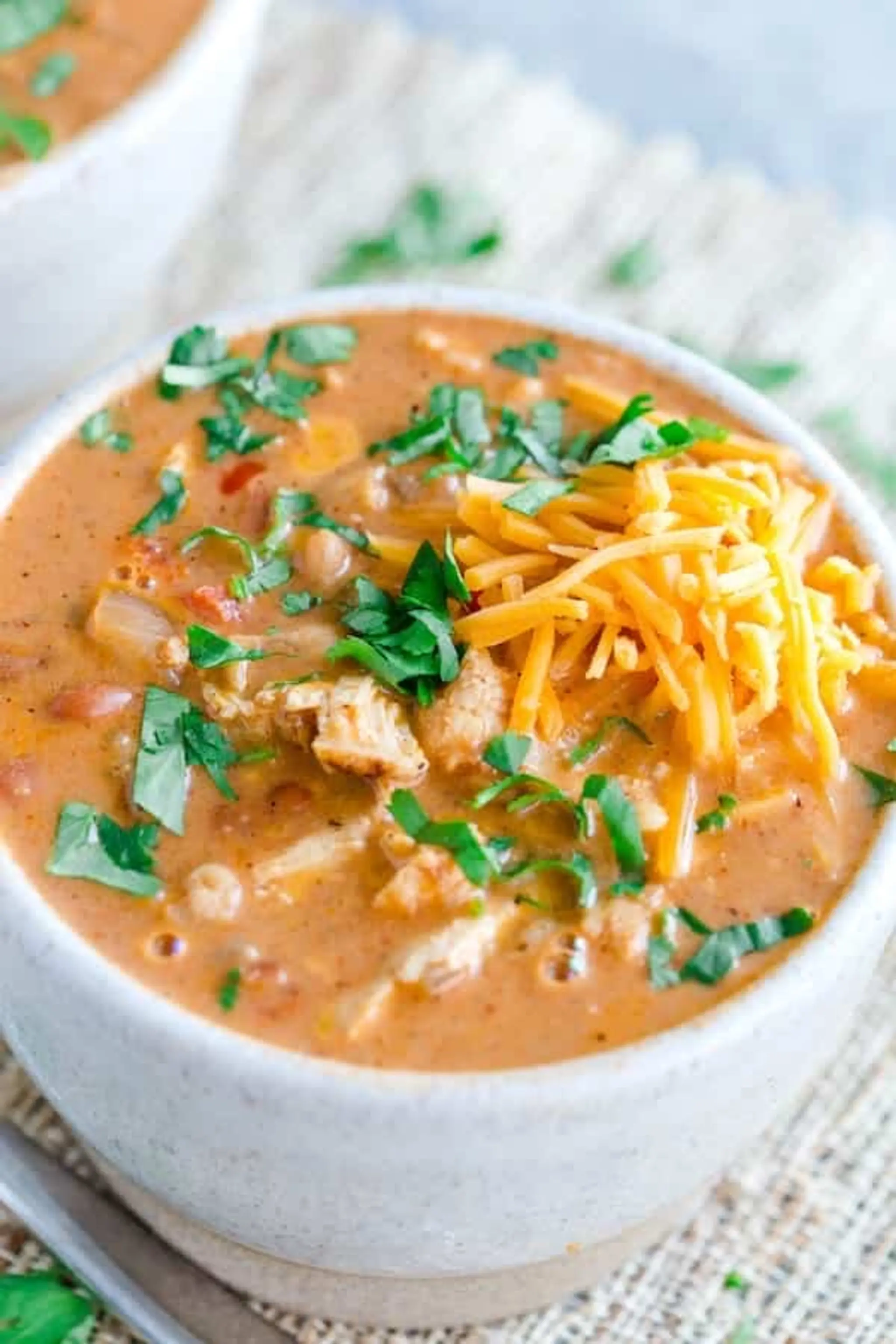 Instant Pot Chicken Enchilada Soup