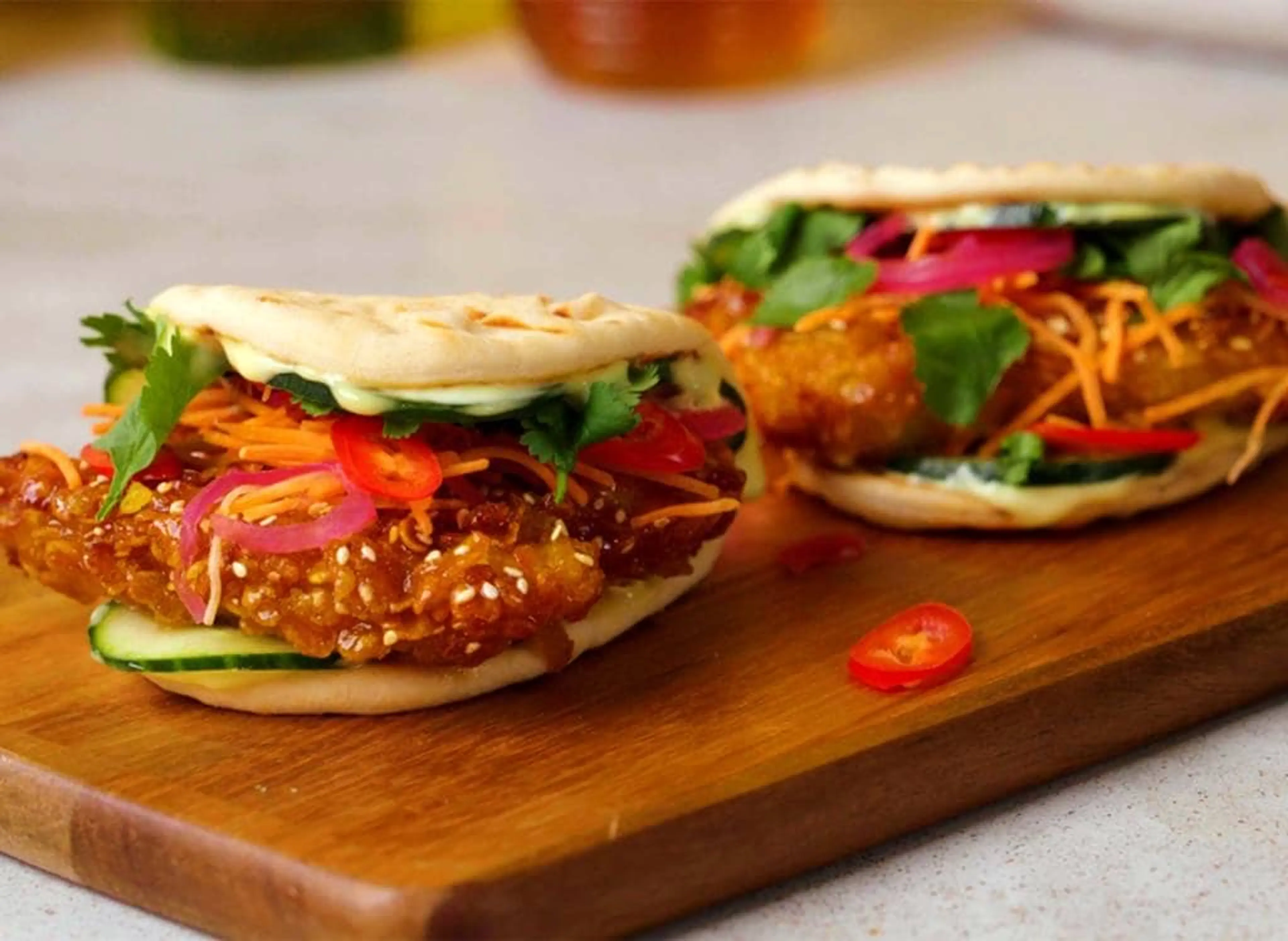 Flatbread Teriyaki Kip