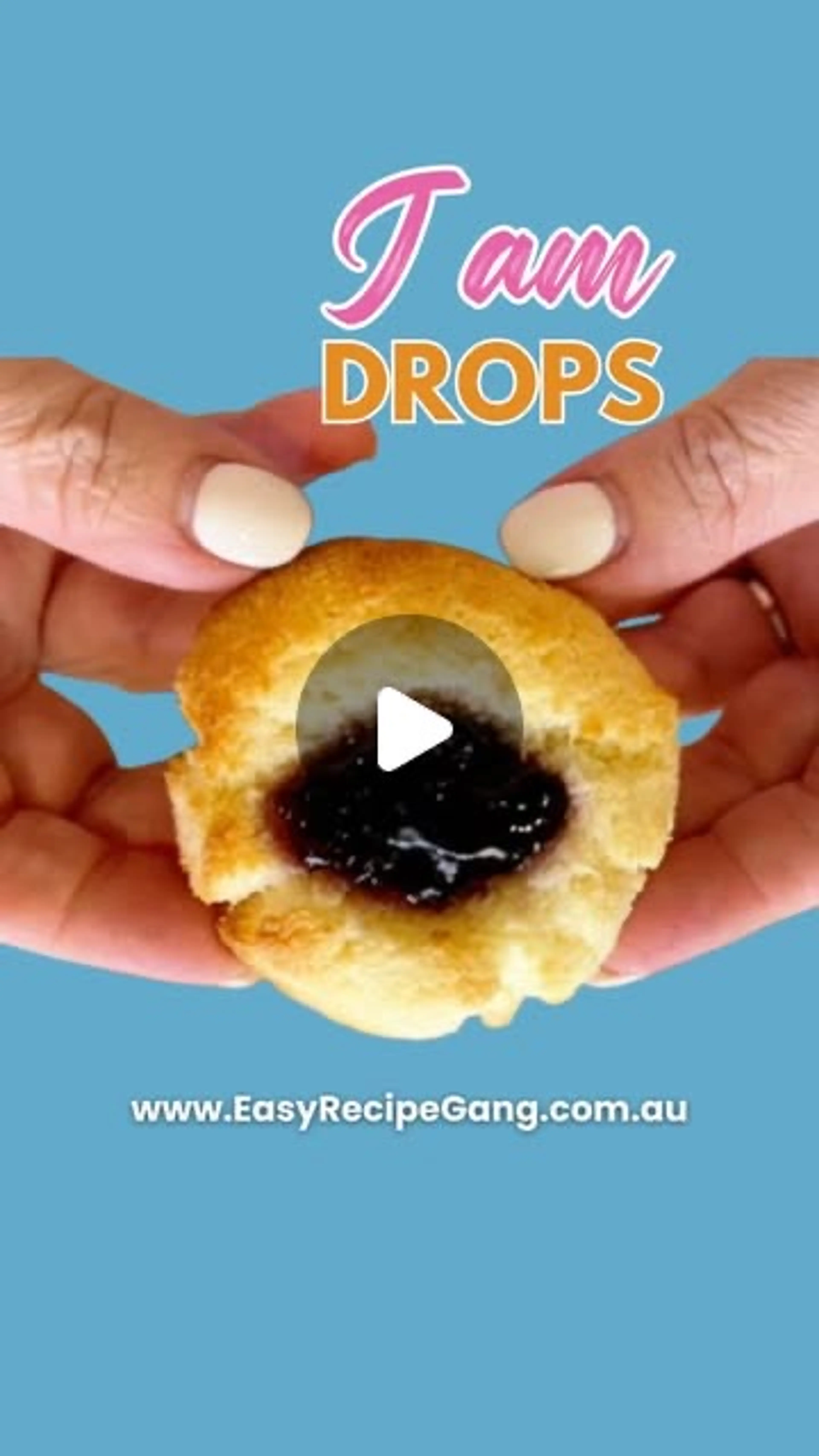 Coconut Macaroon Jam Drop Cookies