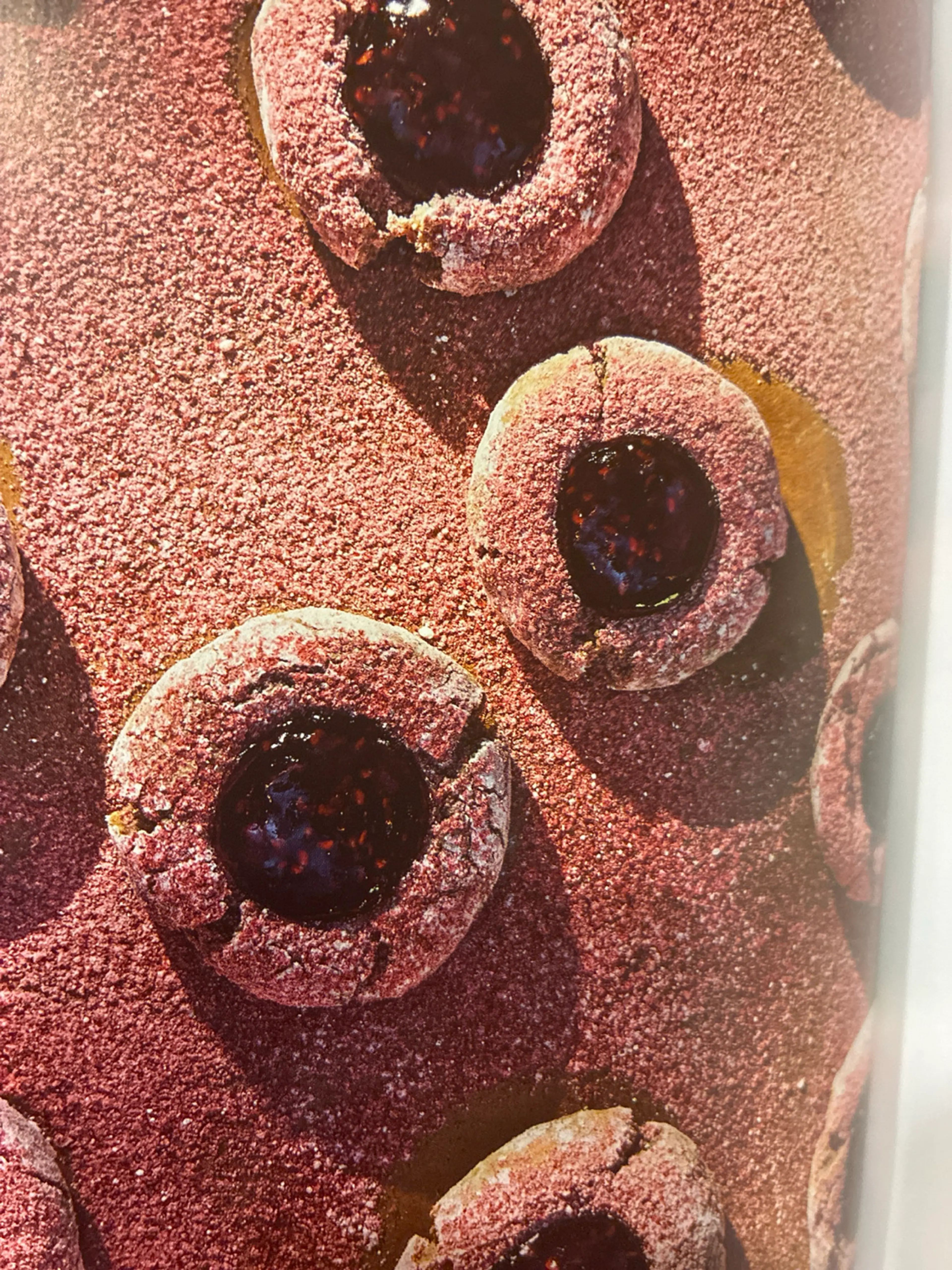 Raspberry Almond Thumbprints