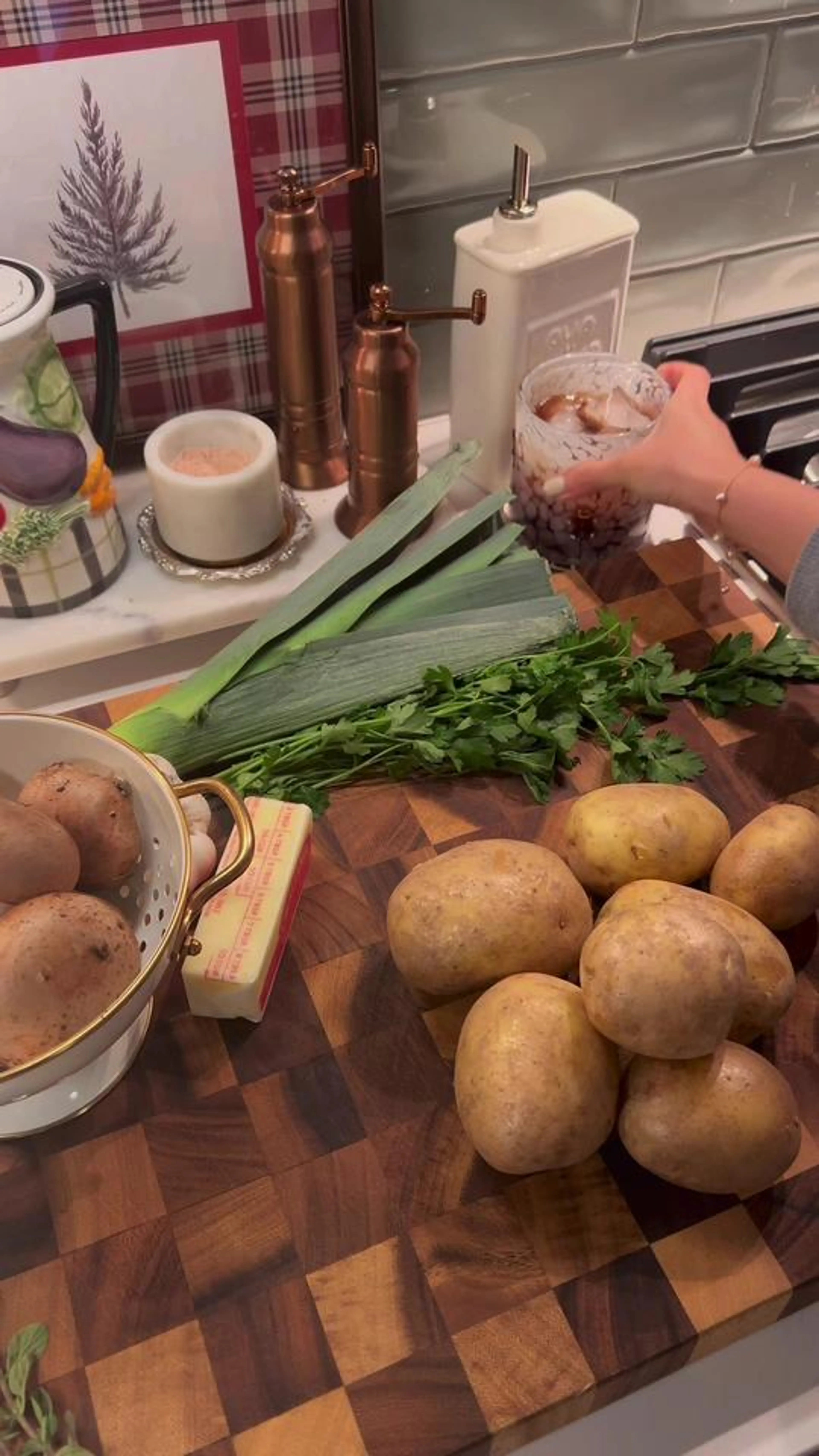 Creamy Pork Tenderloin with Leek and Mushroom
