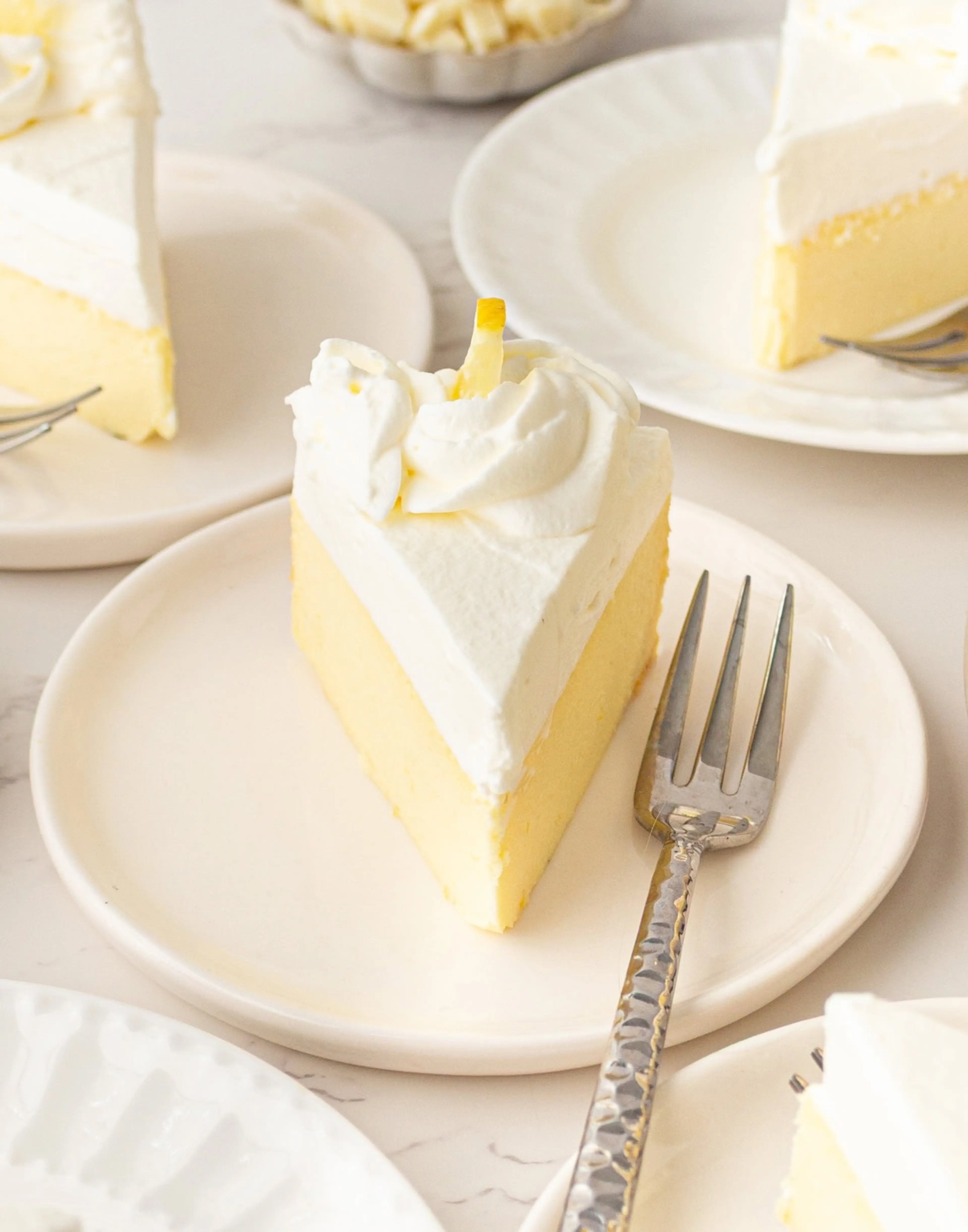 4 Ingredient Lemon Yogurt Cheesecake