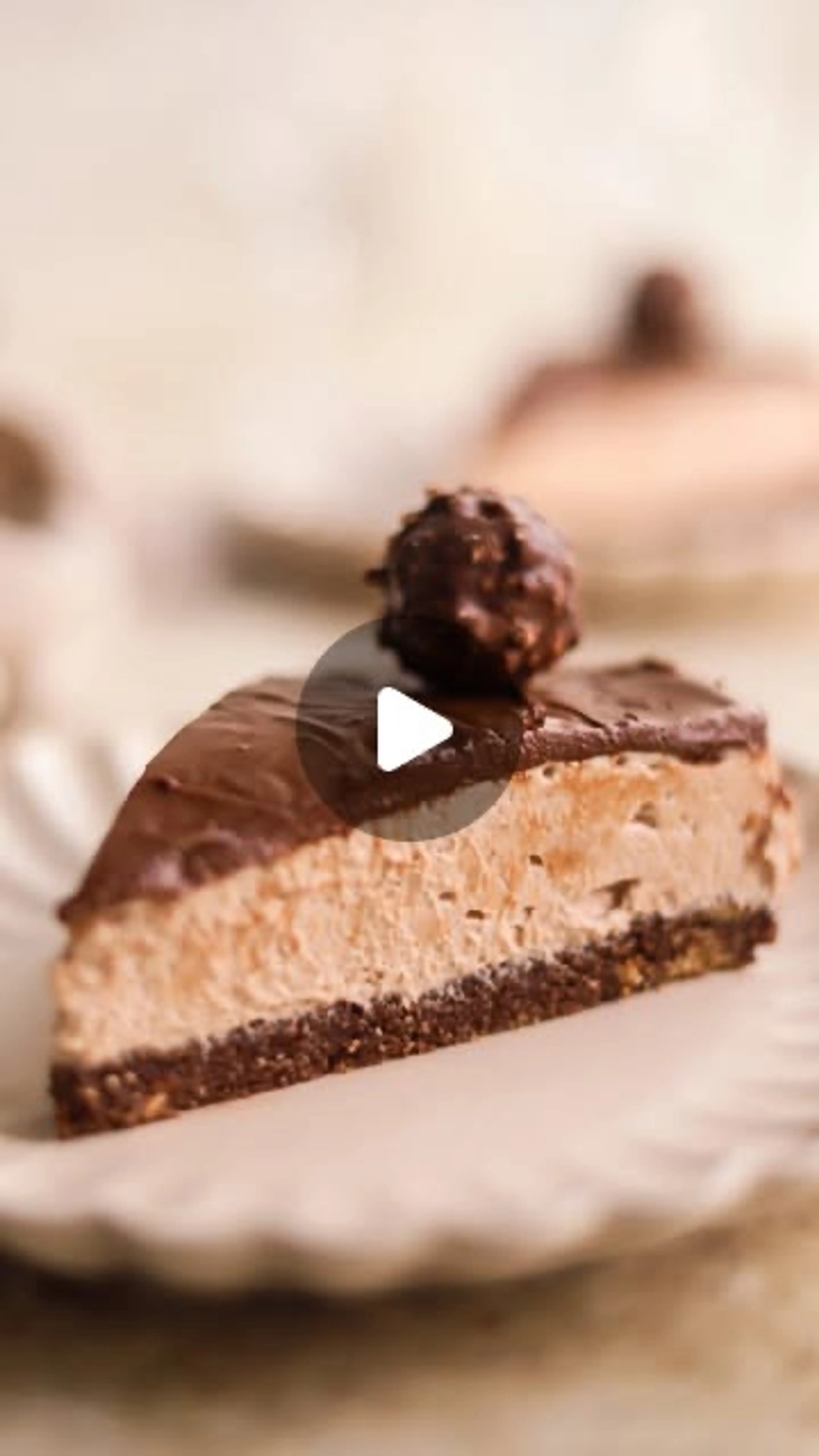 Nutella No Bake Cheesecake