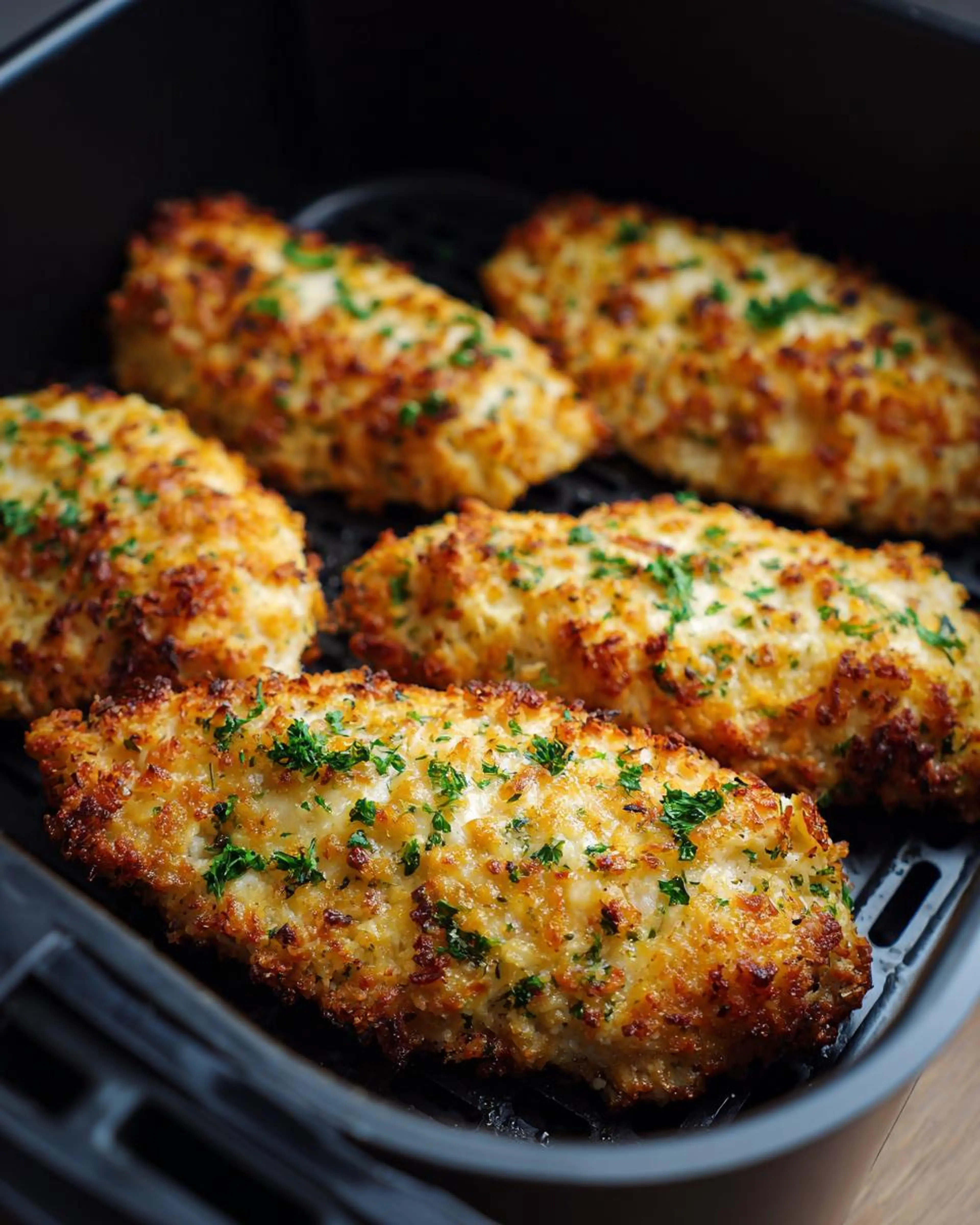 Air Fryer Parmesan Crusted Chicken