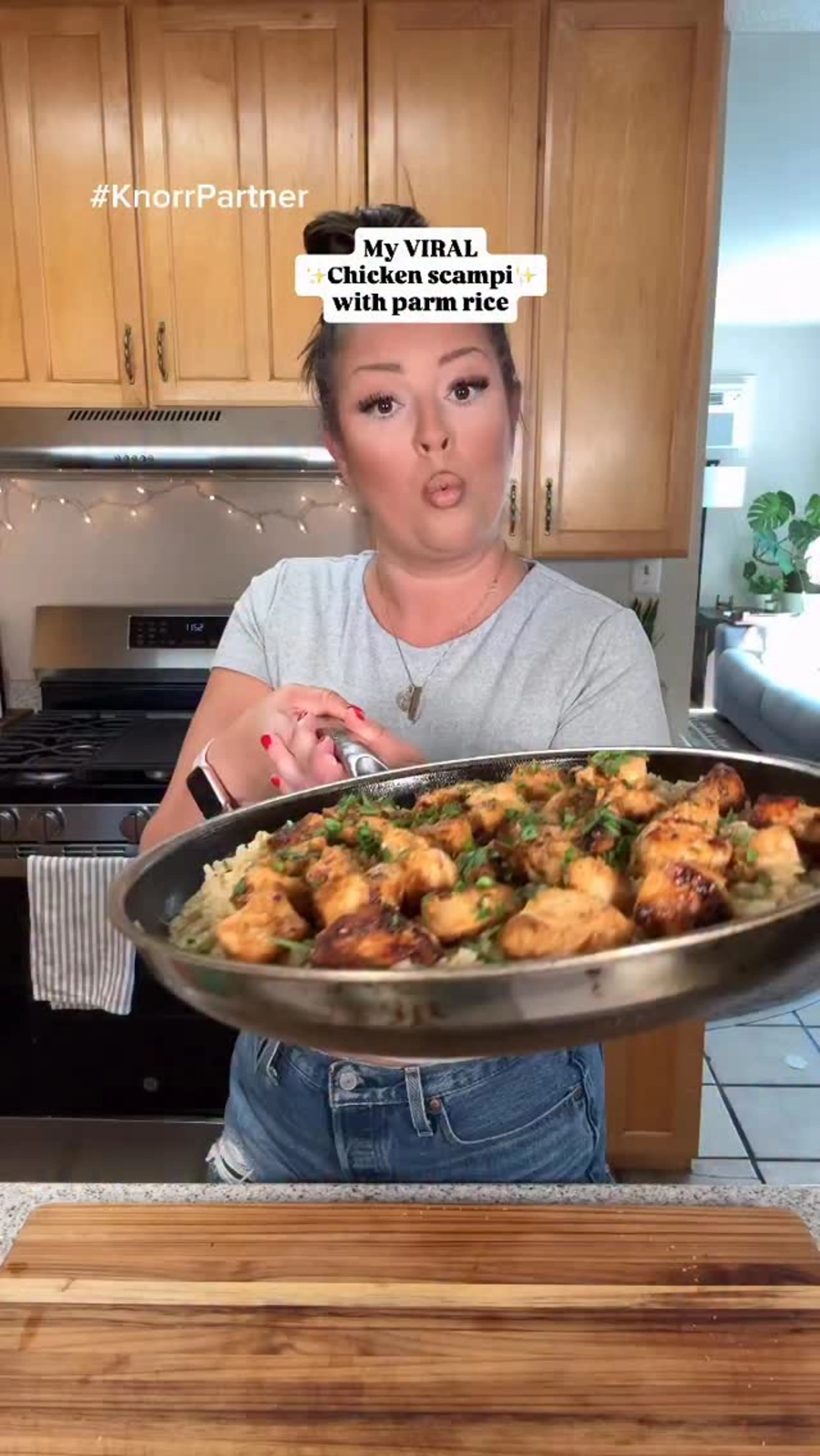 Chicken Scampi and Parmesan Rice