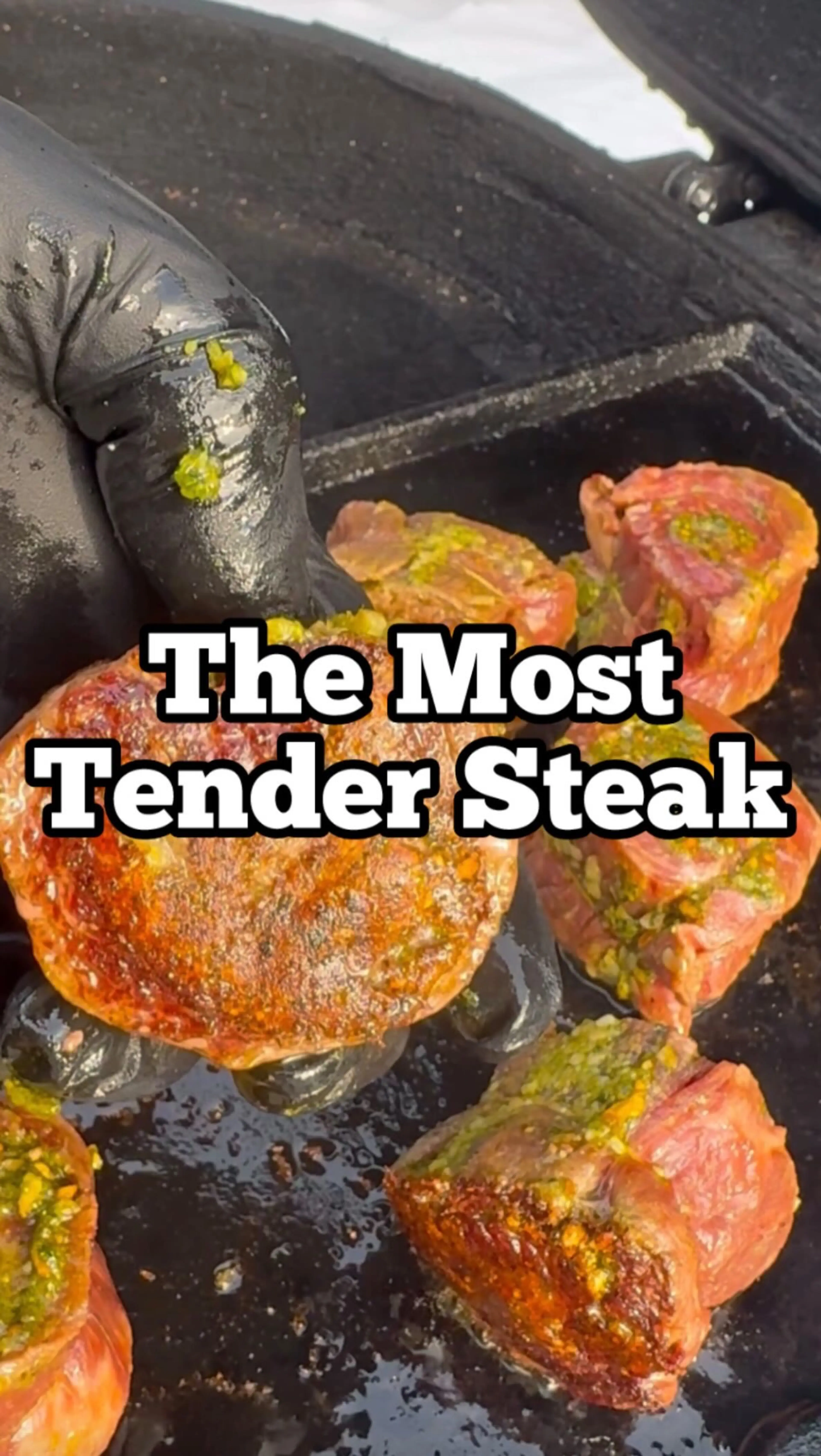 Pistachio steak pinwheels