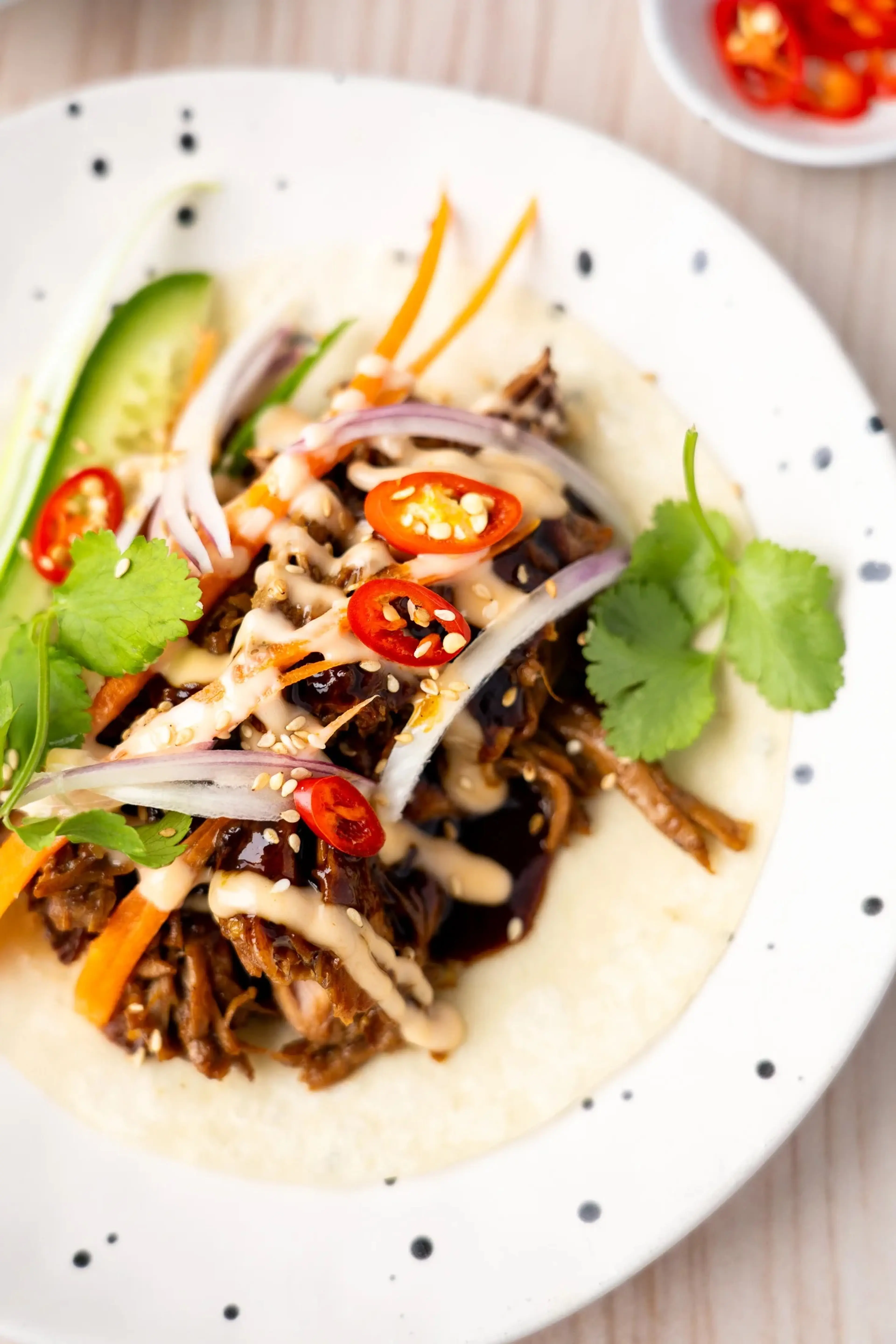 Sticky Asian-style Pulled Pork (Slow-cooker, Oven and Pressu