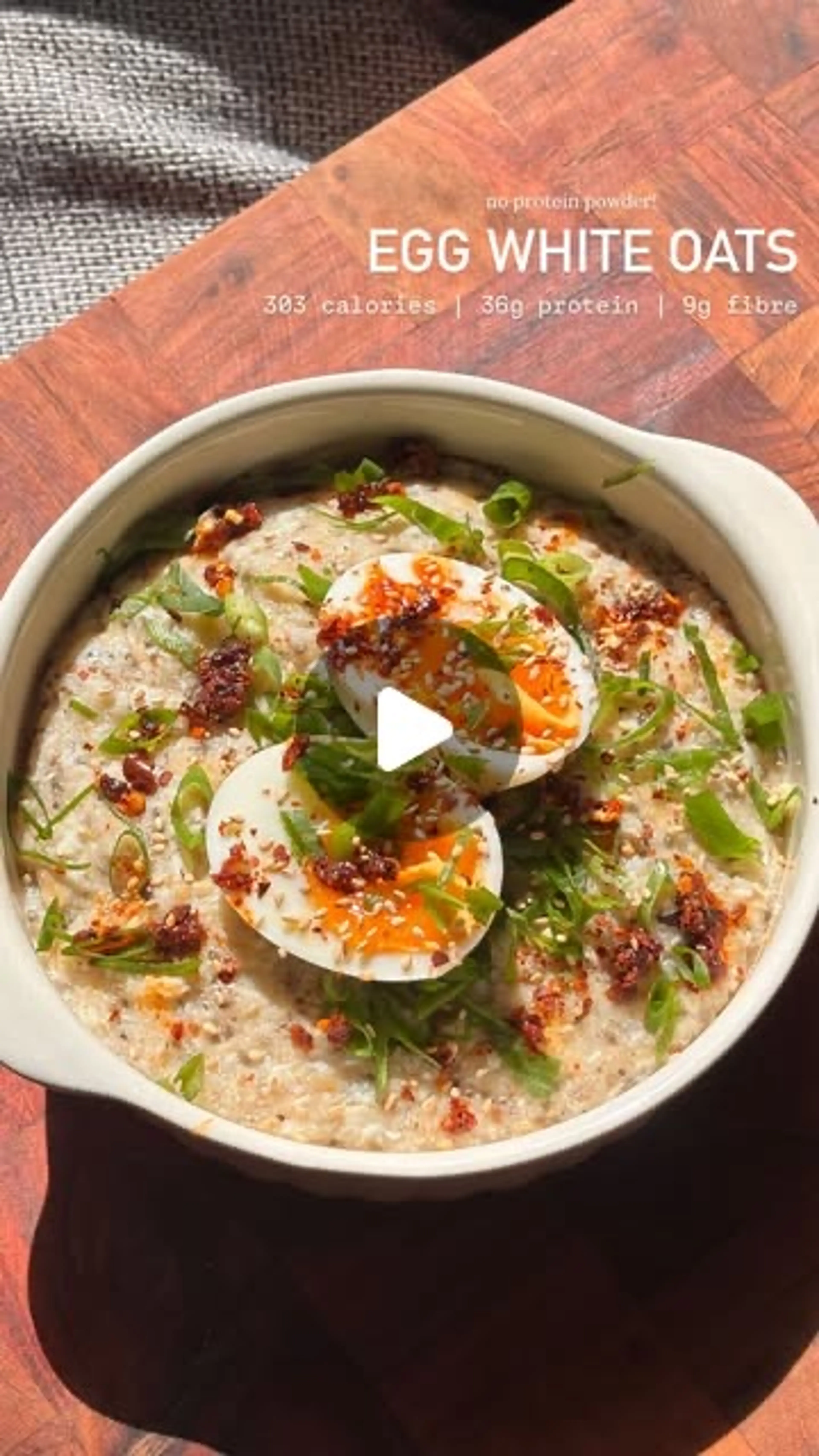 Japanese Breakfast Oatmeal