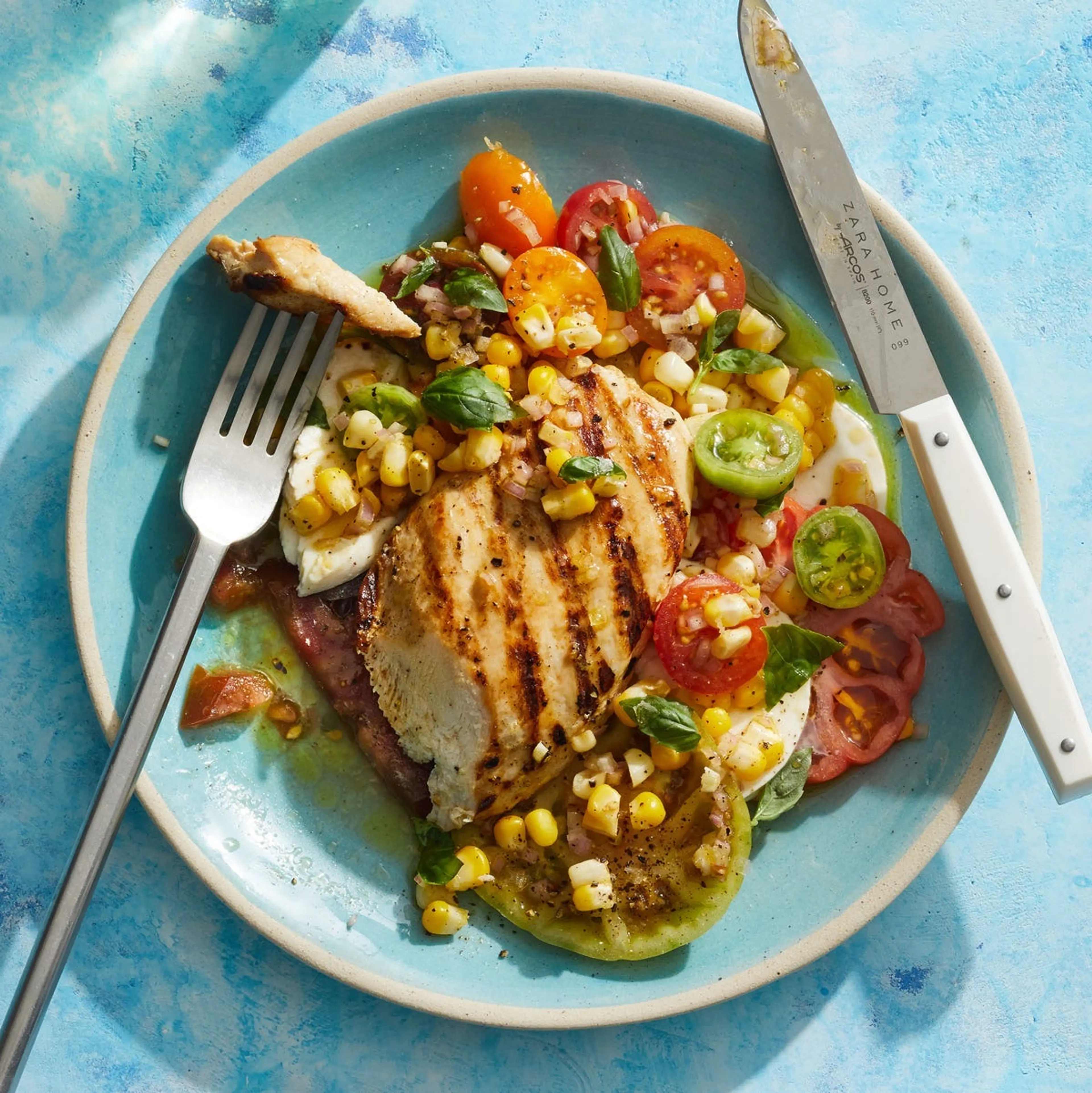Grilled Chicken Caprese
