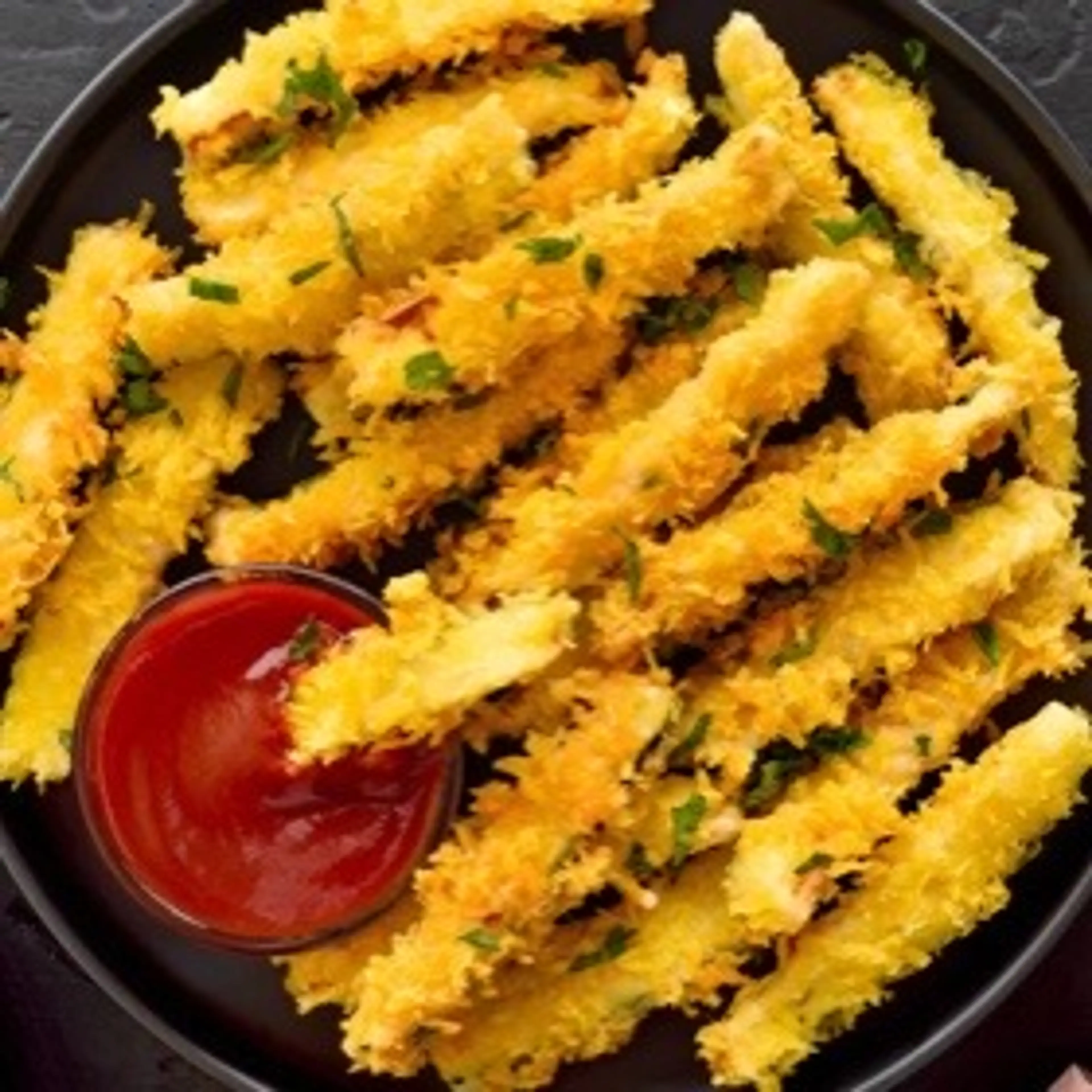 Frites d'aubergines