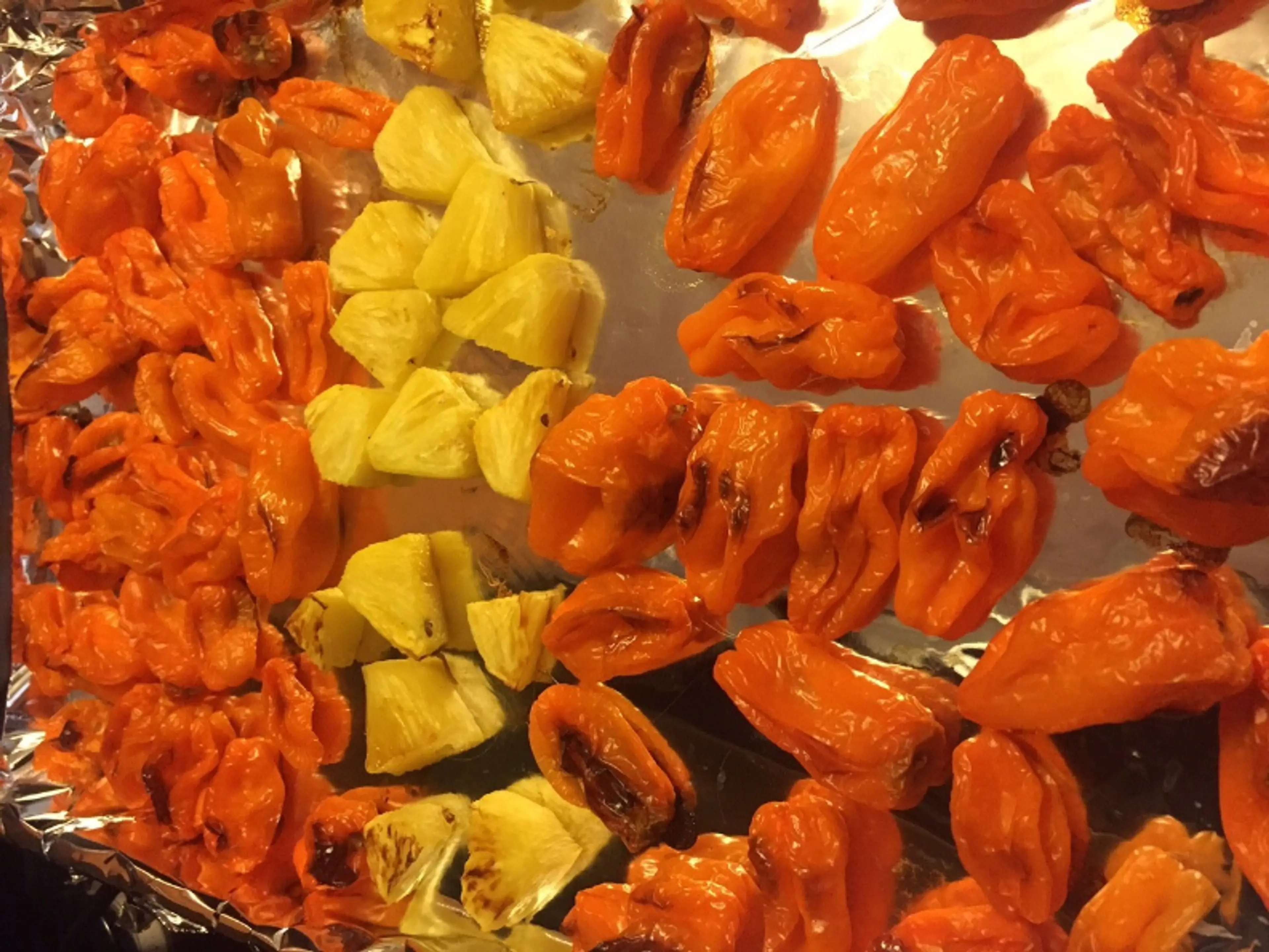 Roasted Habanero Pineapple Hot Sauce