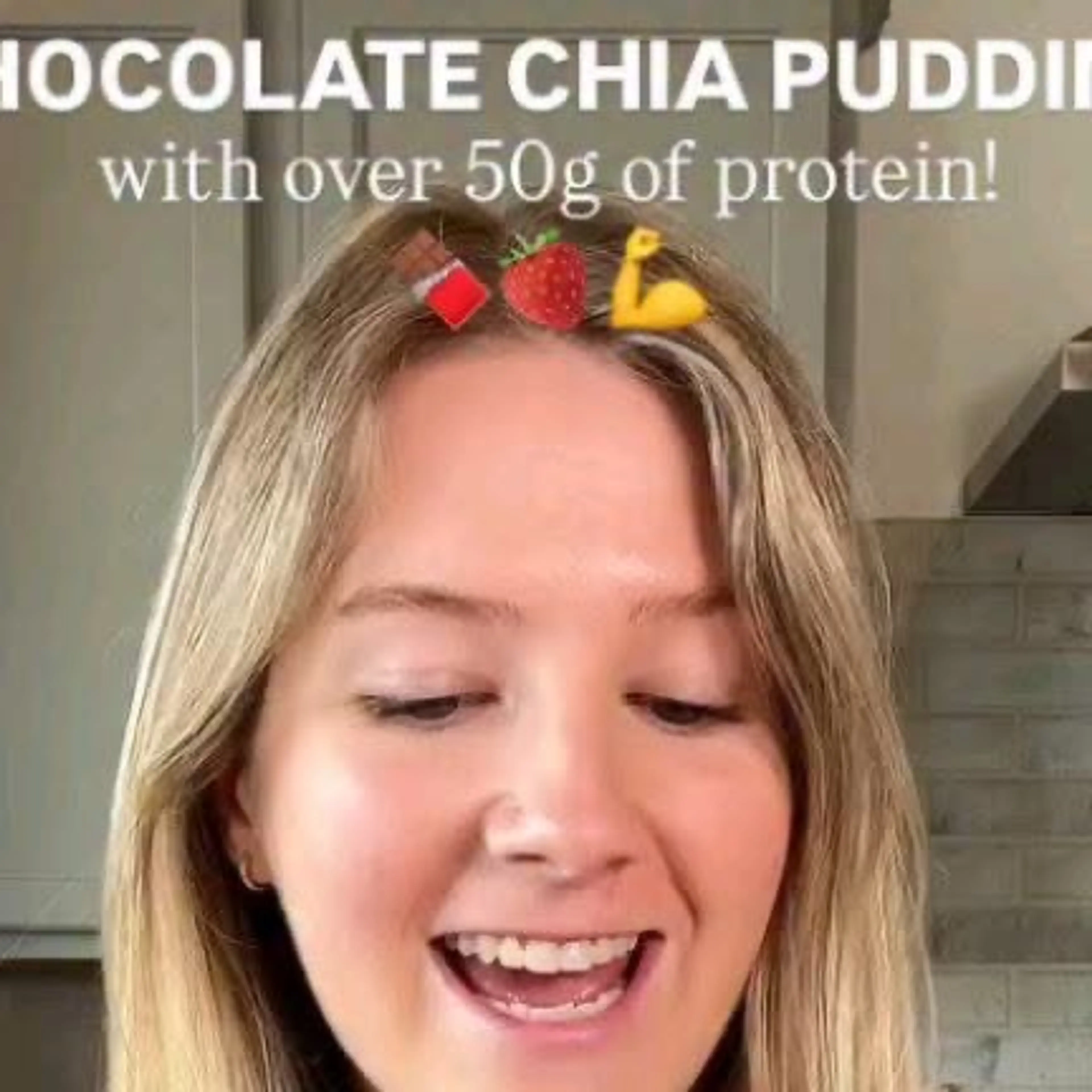 Instant Chocolate Chia Pudding with 50g of Protein