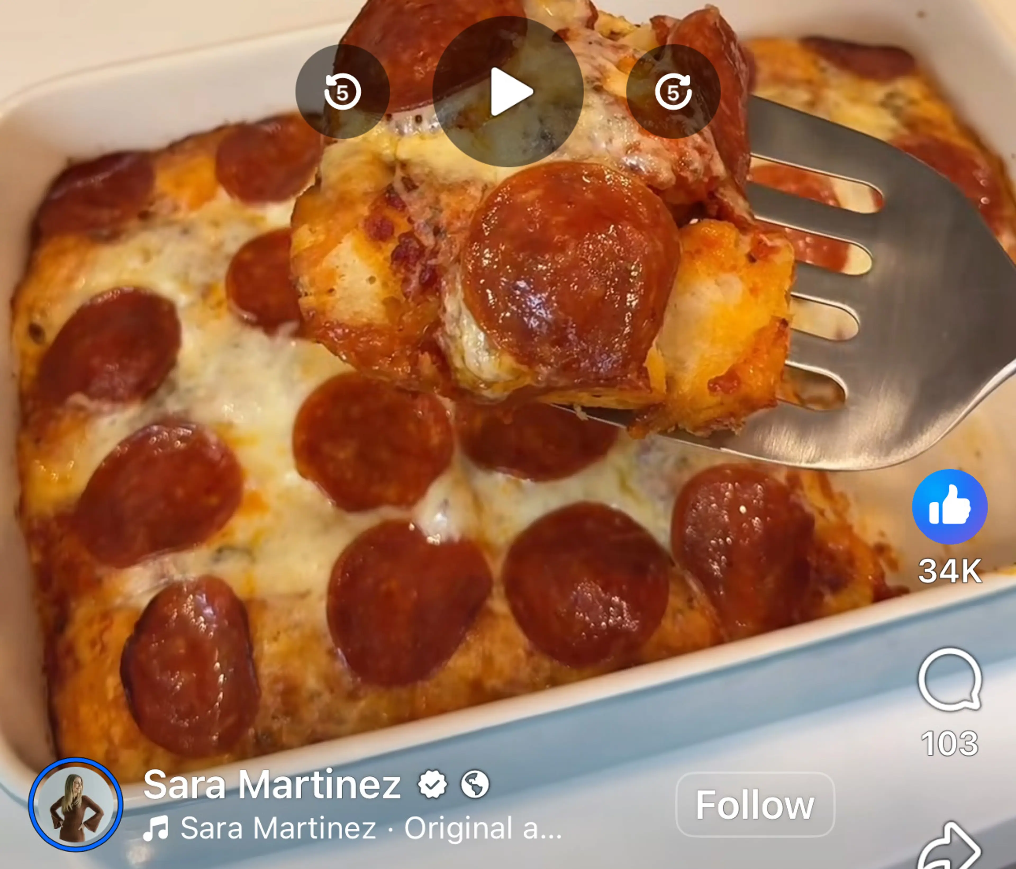 Biscuit Deep Dish Pizza Bake