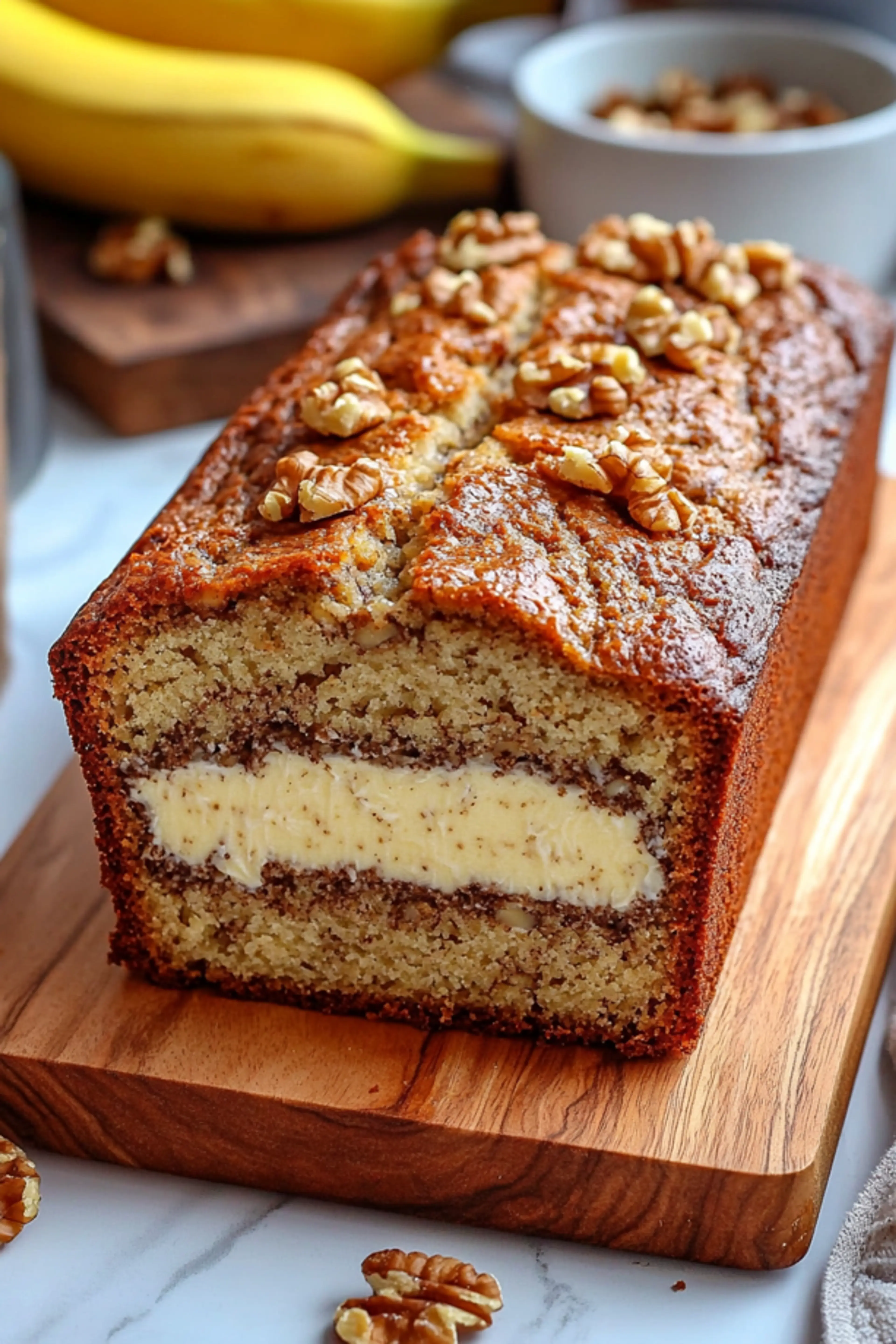 Cream Cheese Banana Bread