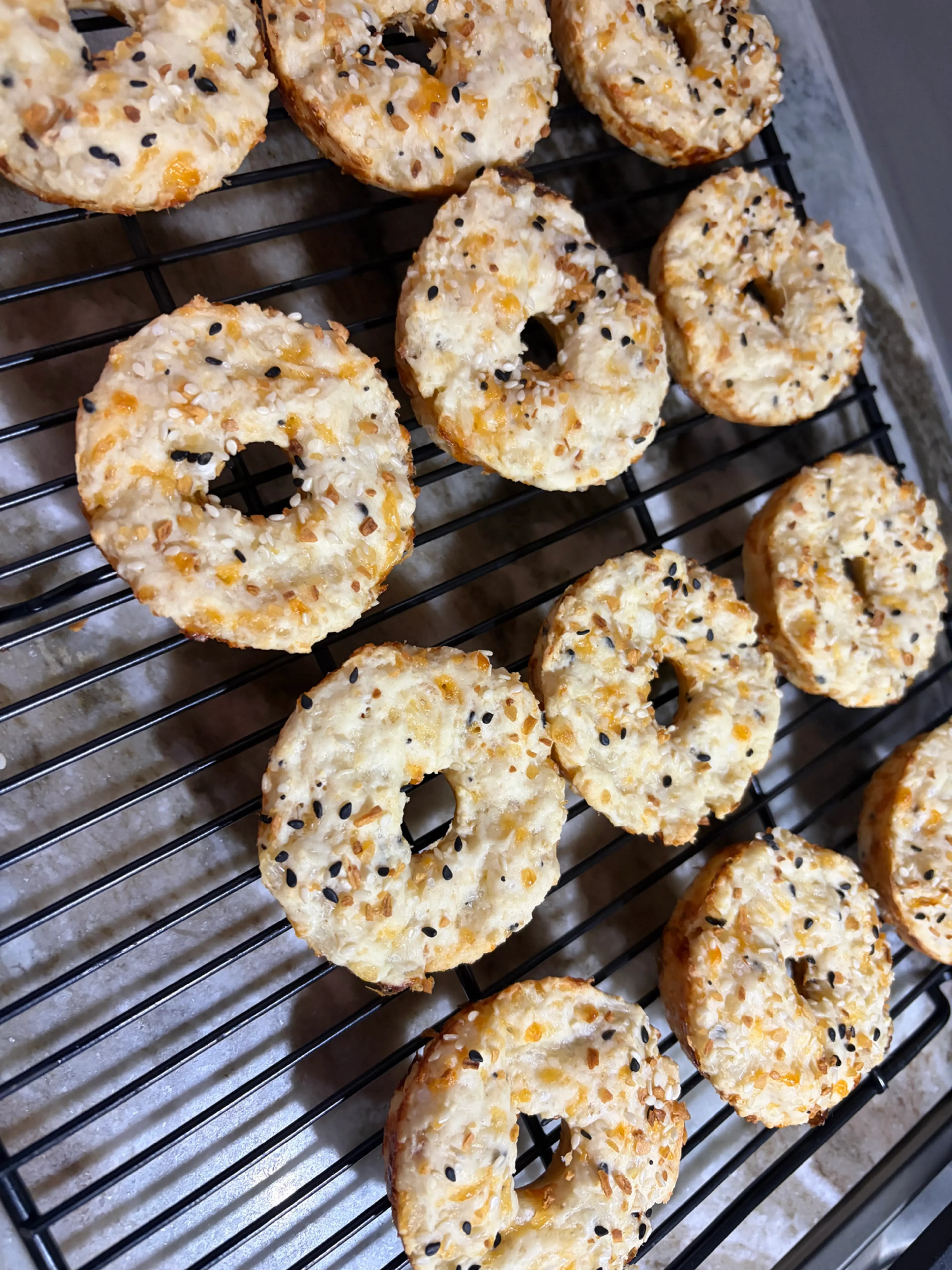 Cottage Cheese Everything Bagel Bites