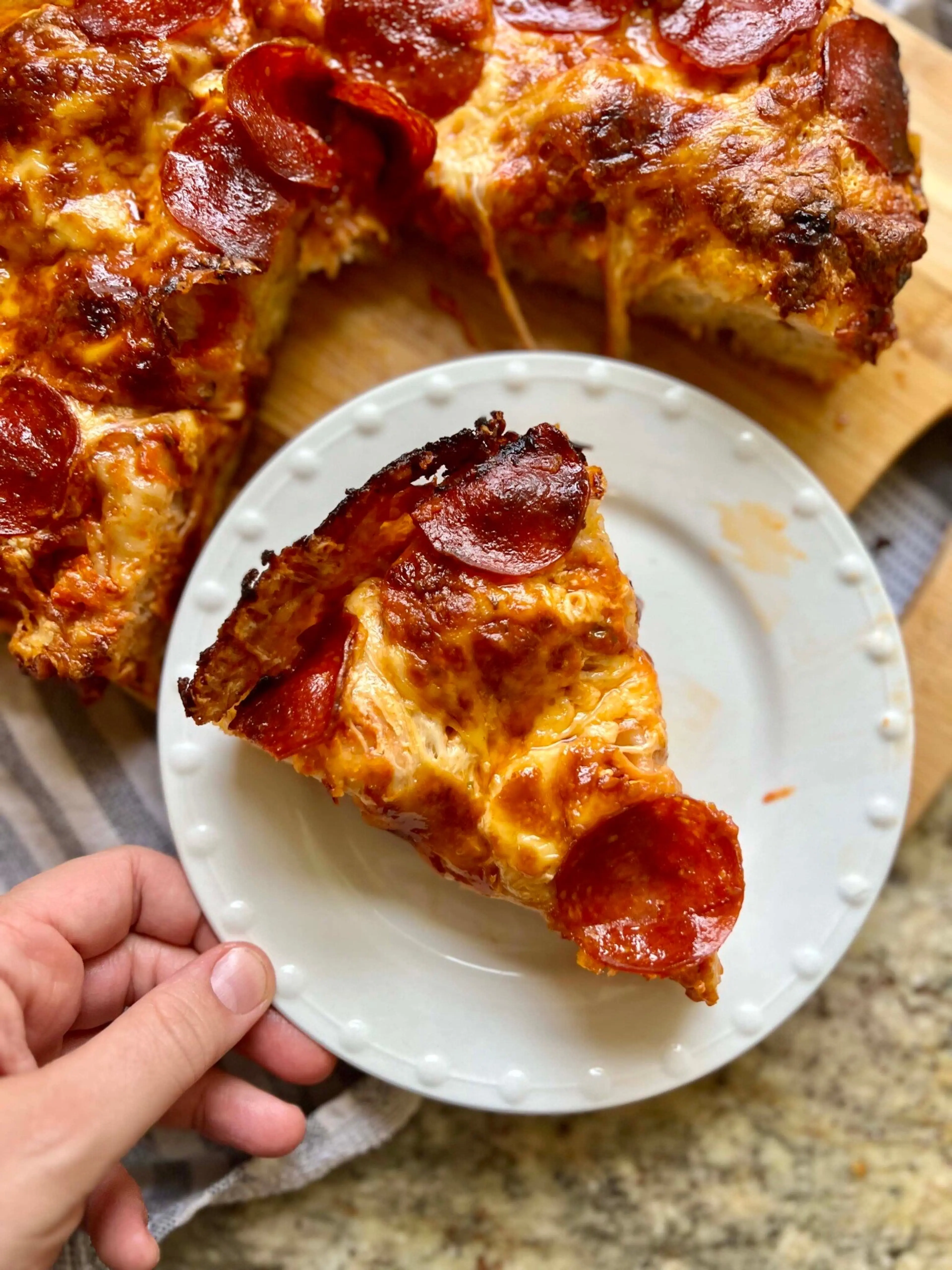 Sourdough Focaccia Pizza