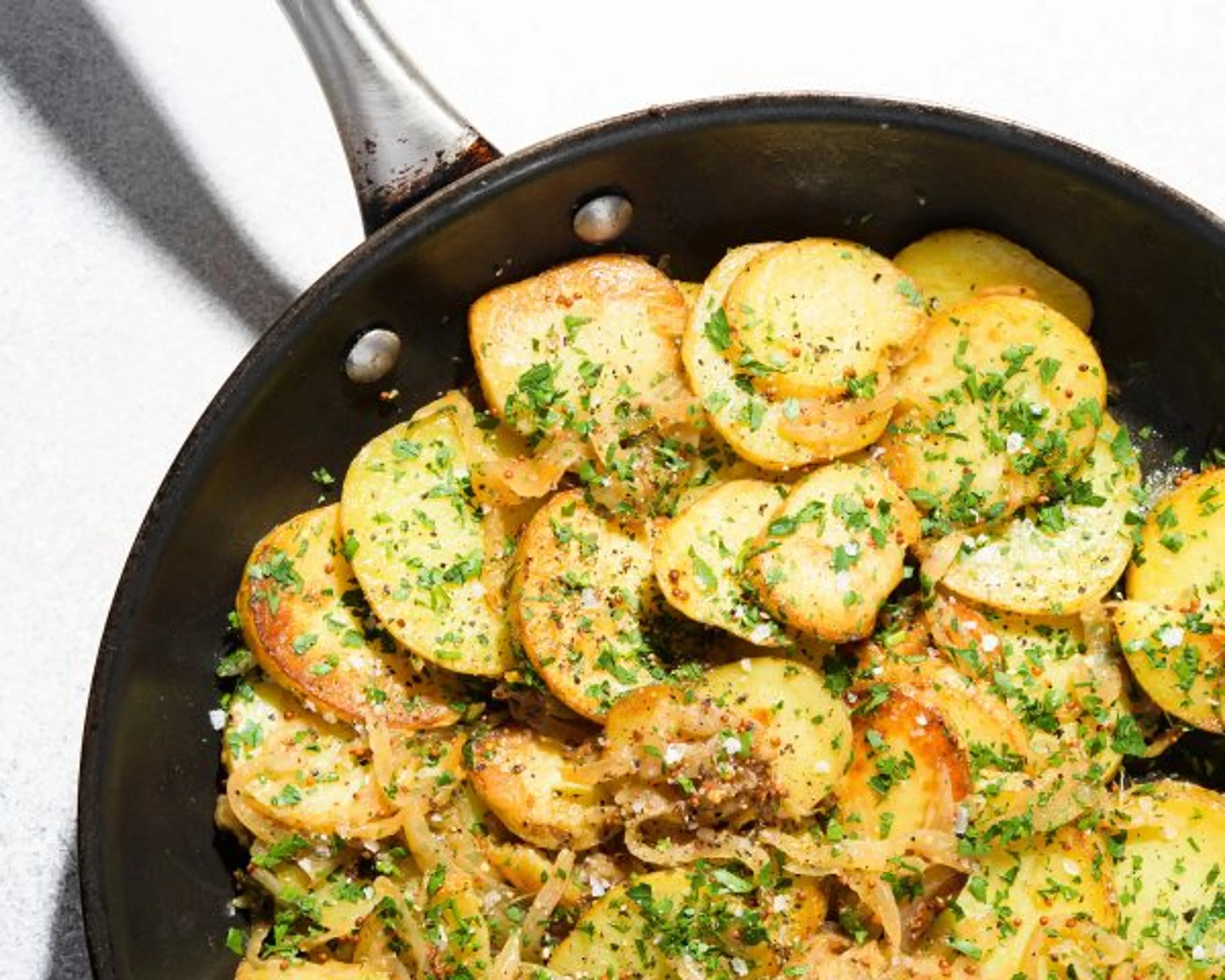 Butter-Browned Potatoes with Onion and Mustard