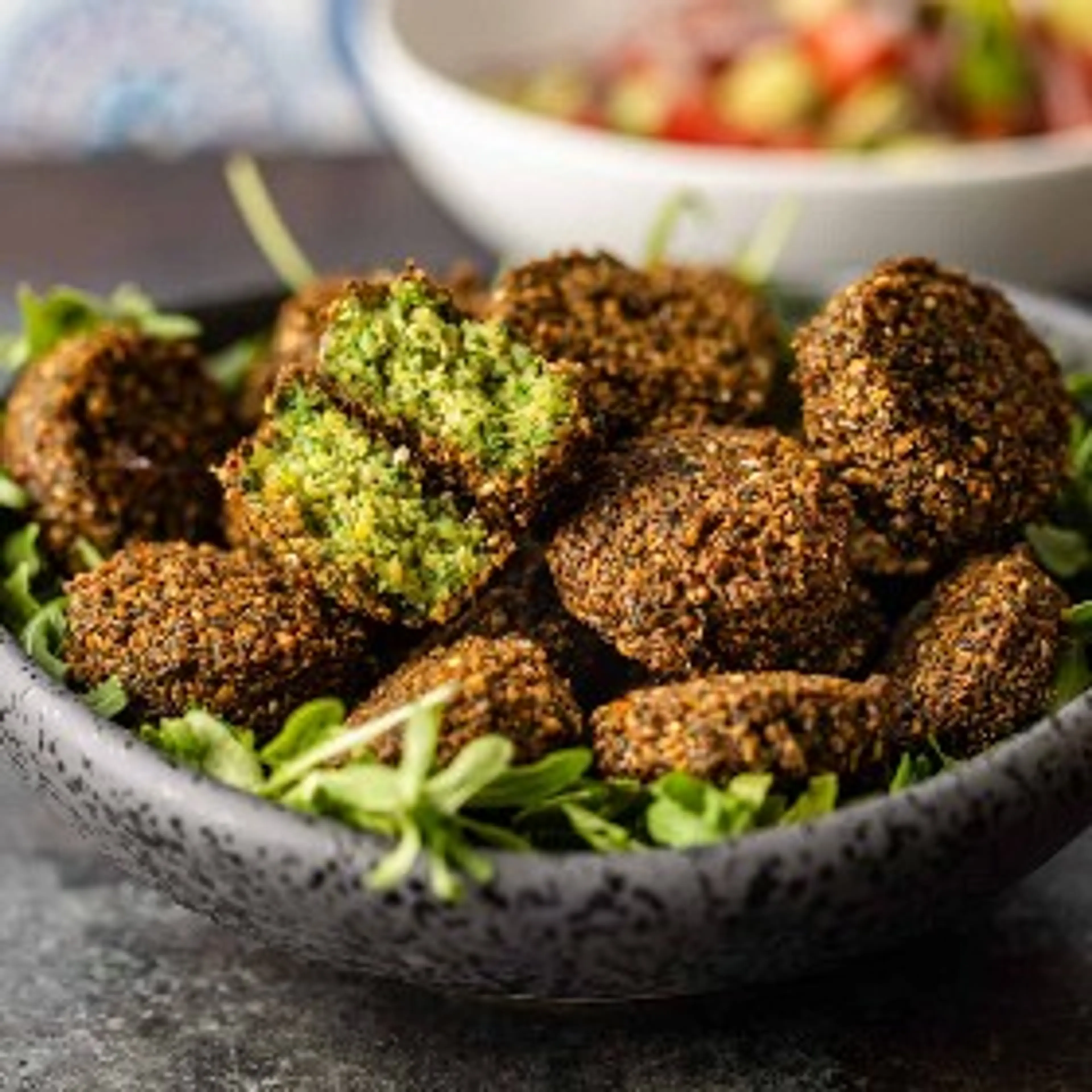 Egyptian Falafel (Ta’ameya)