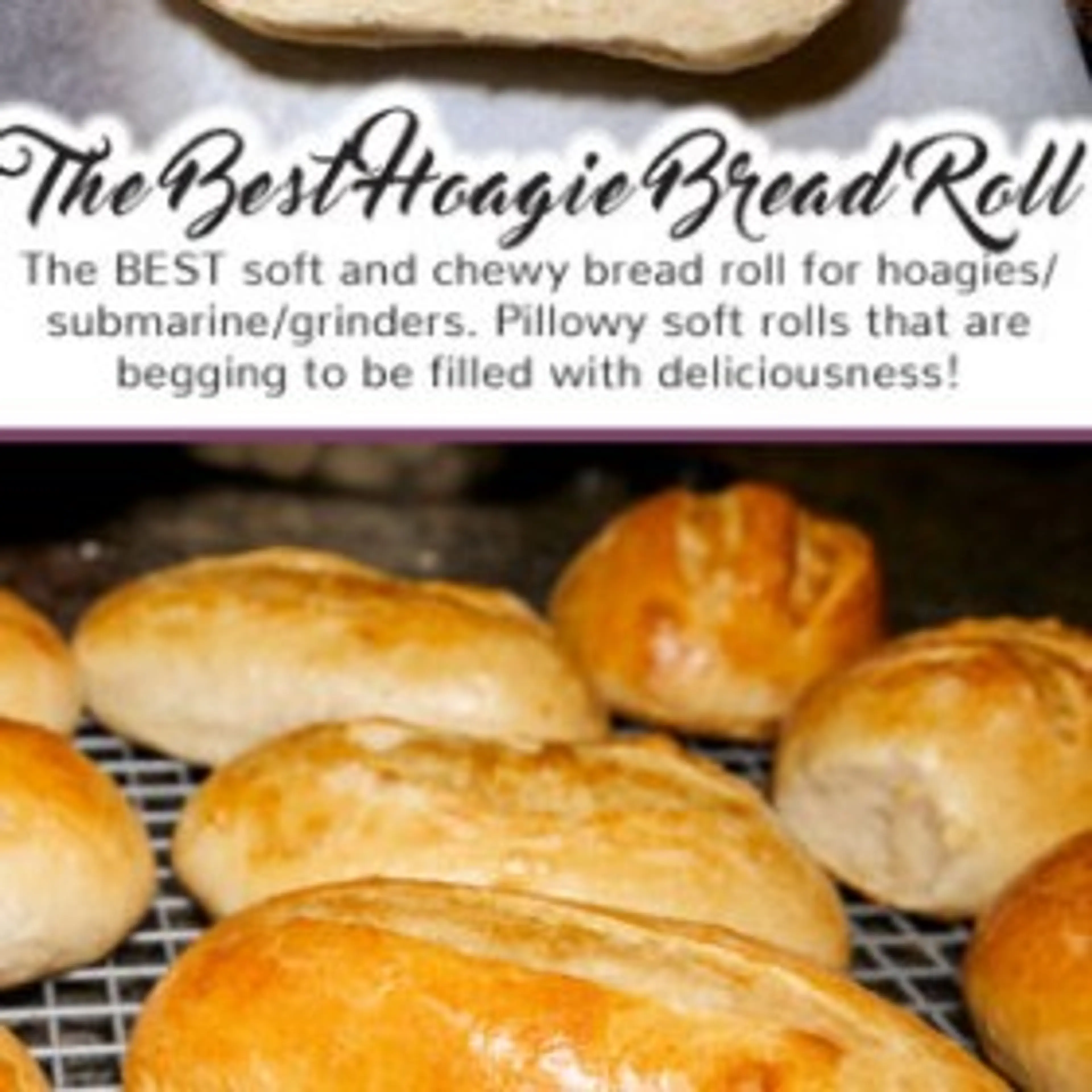 The Best Super Soft and Chewy Hoagie Bread Rolls