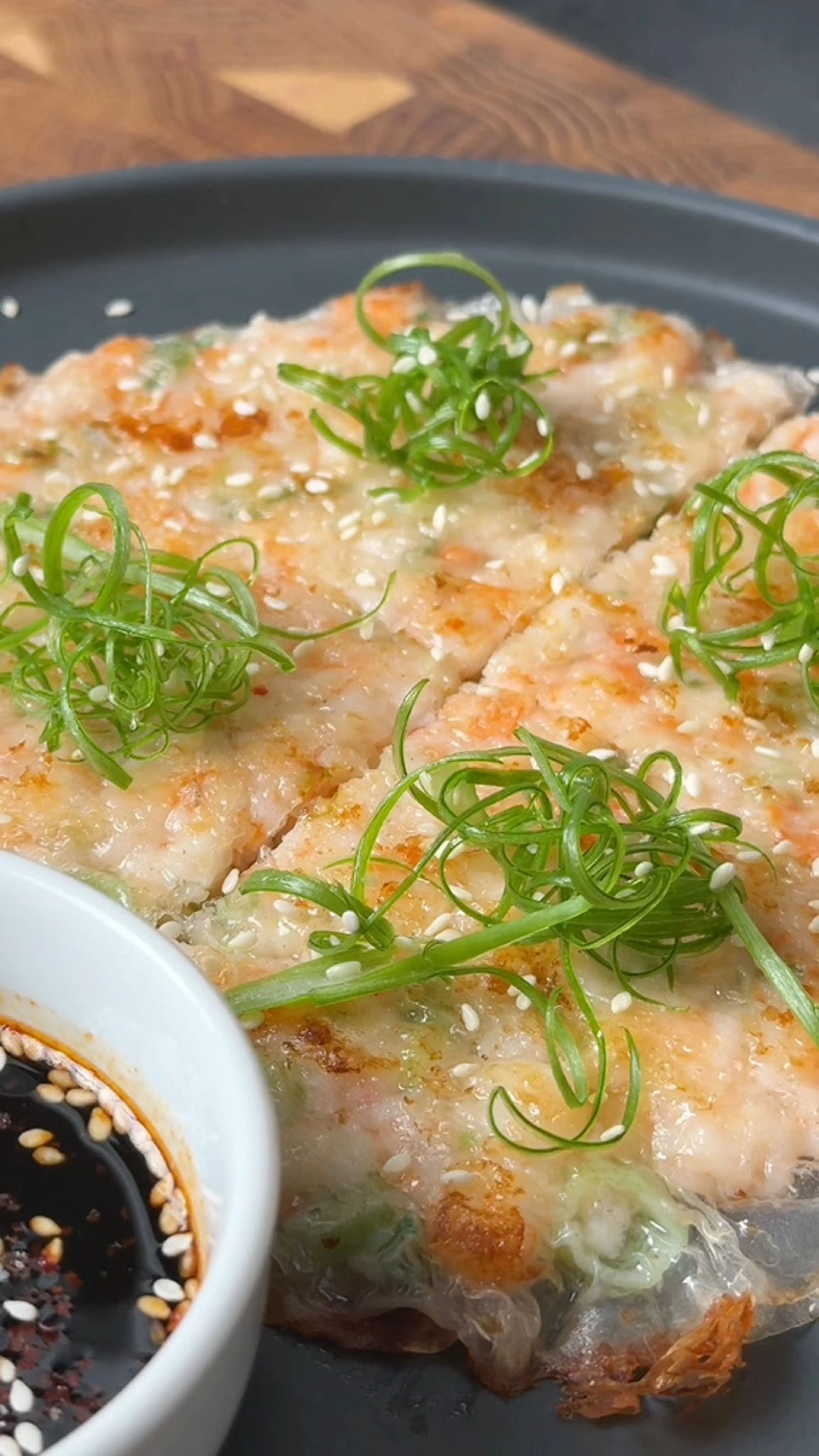 Rice Paper Shrimp Pancake
