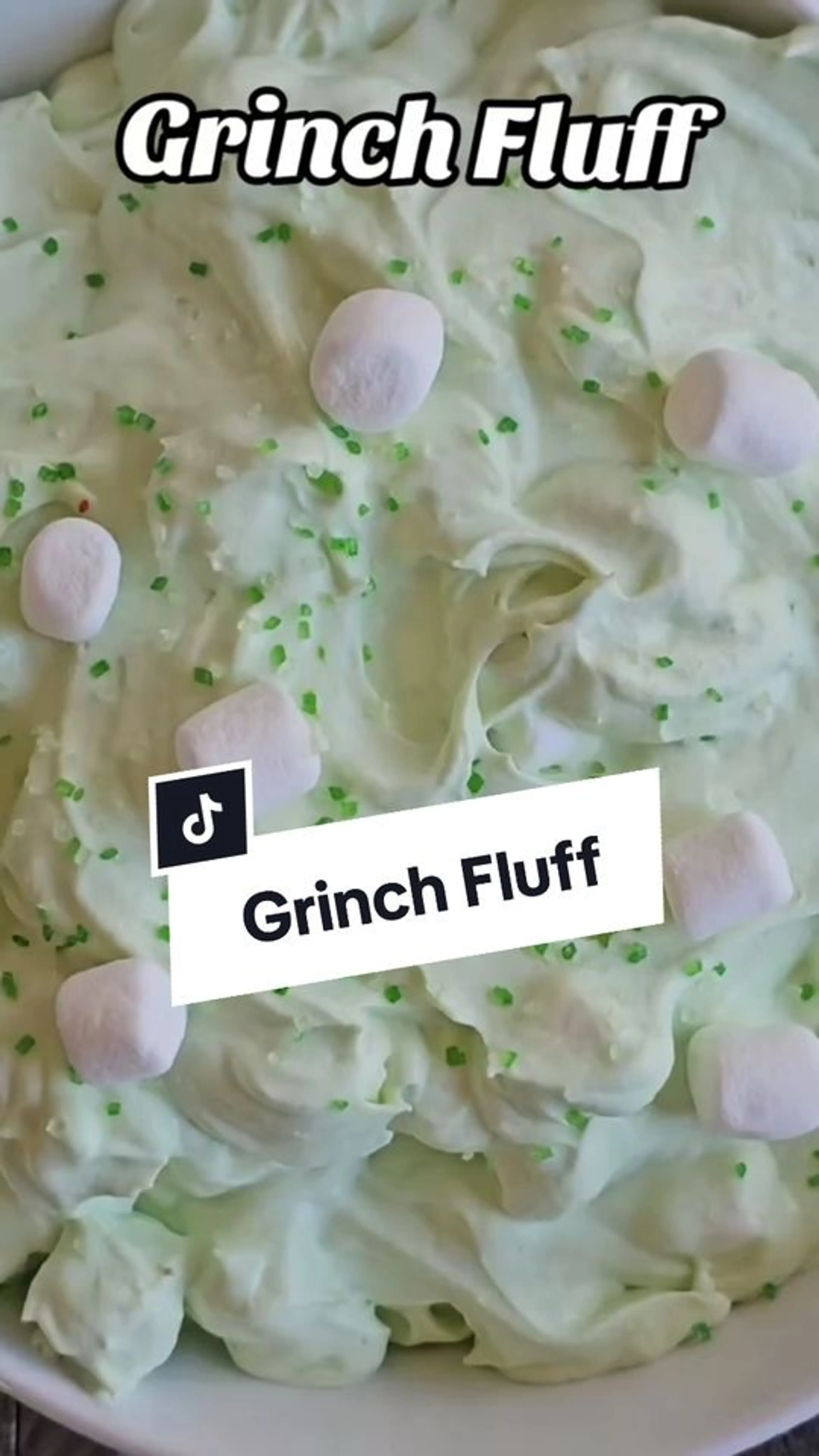 Grinch Fluff Christmas Dessert