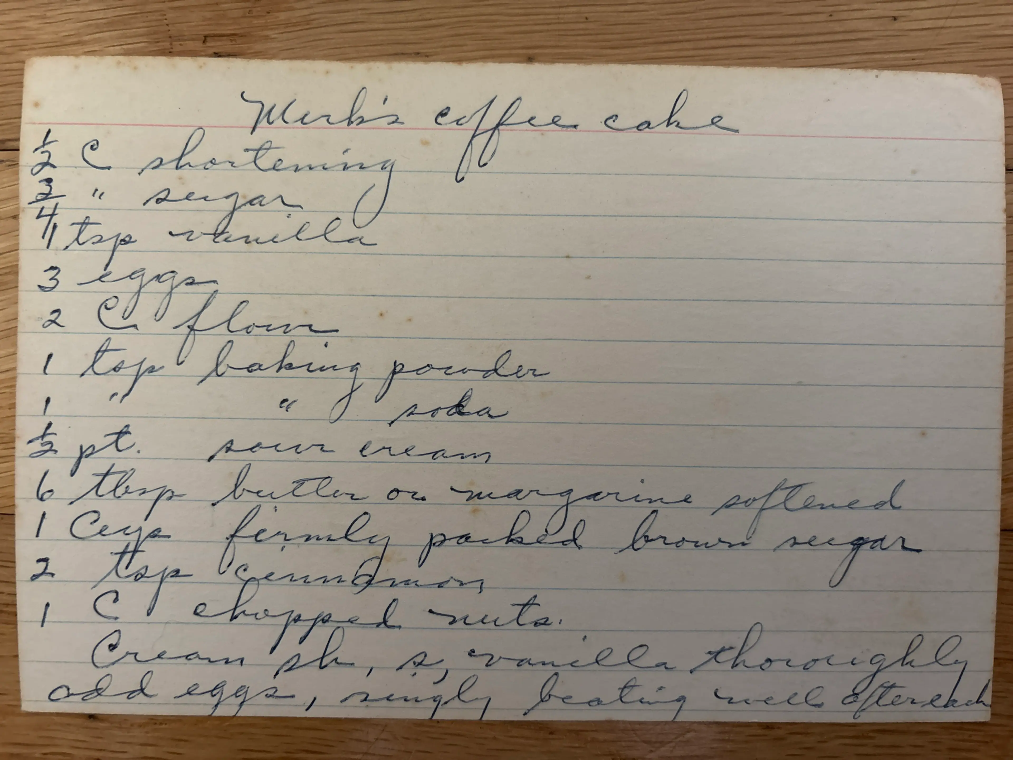 Coffee Cake