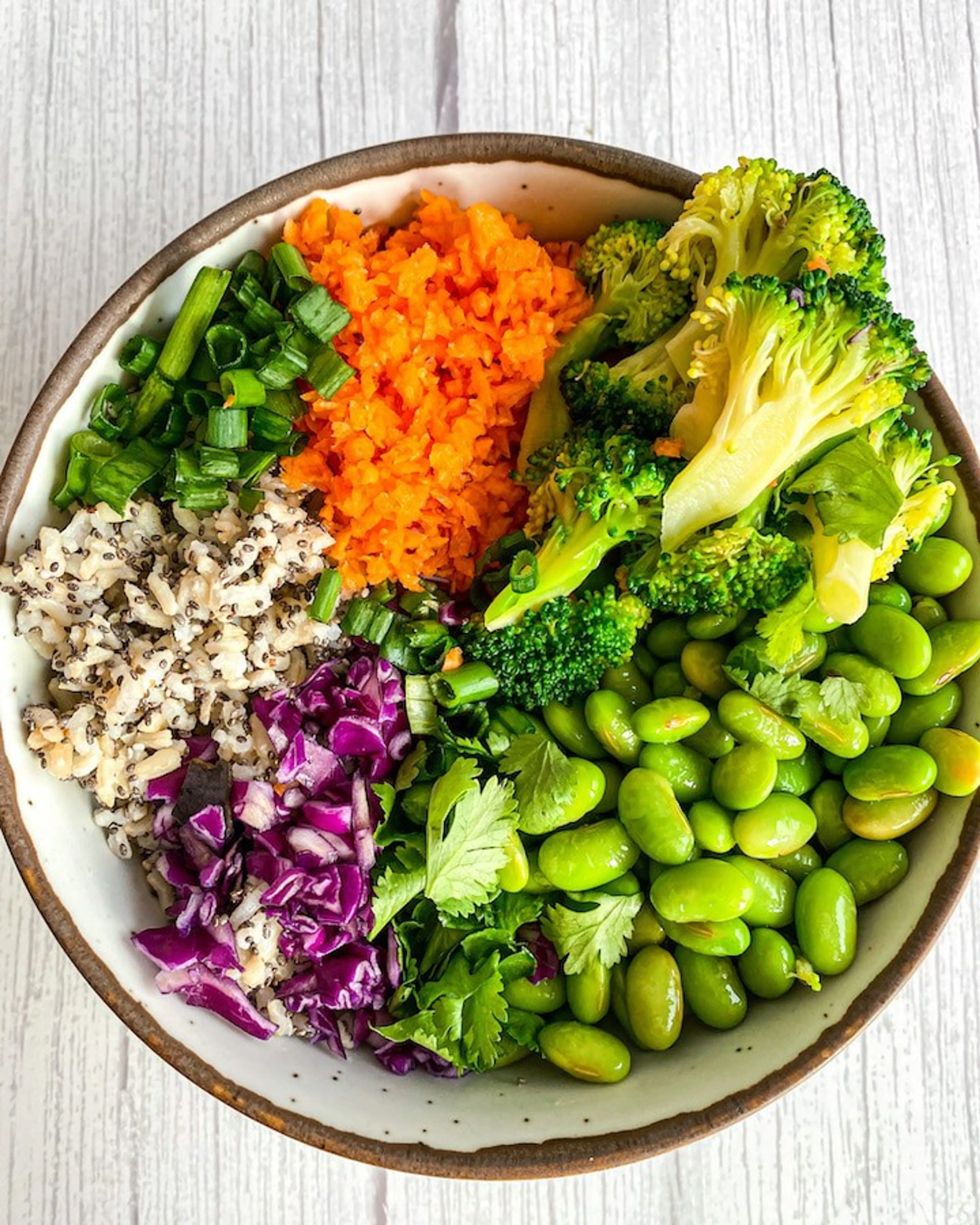 Edamame Salad Rice Bowl