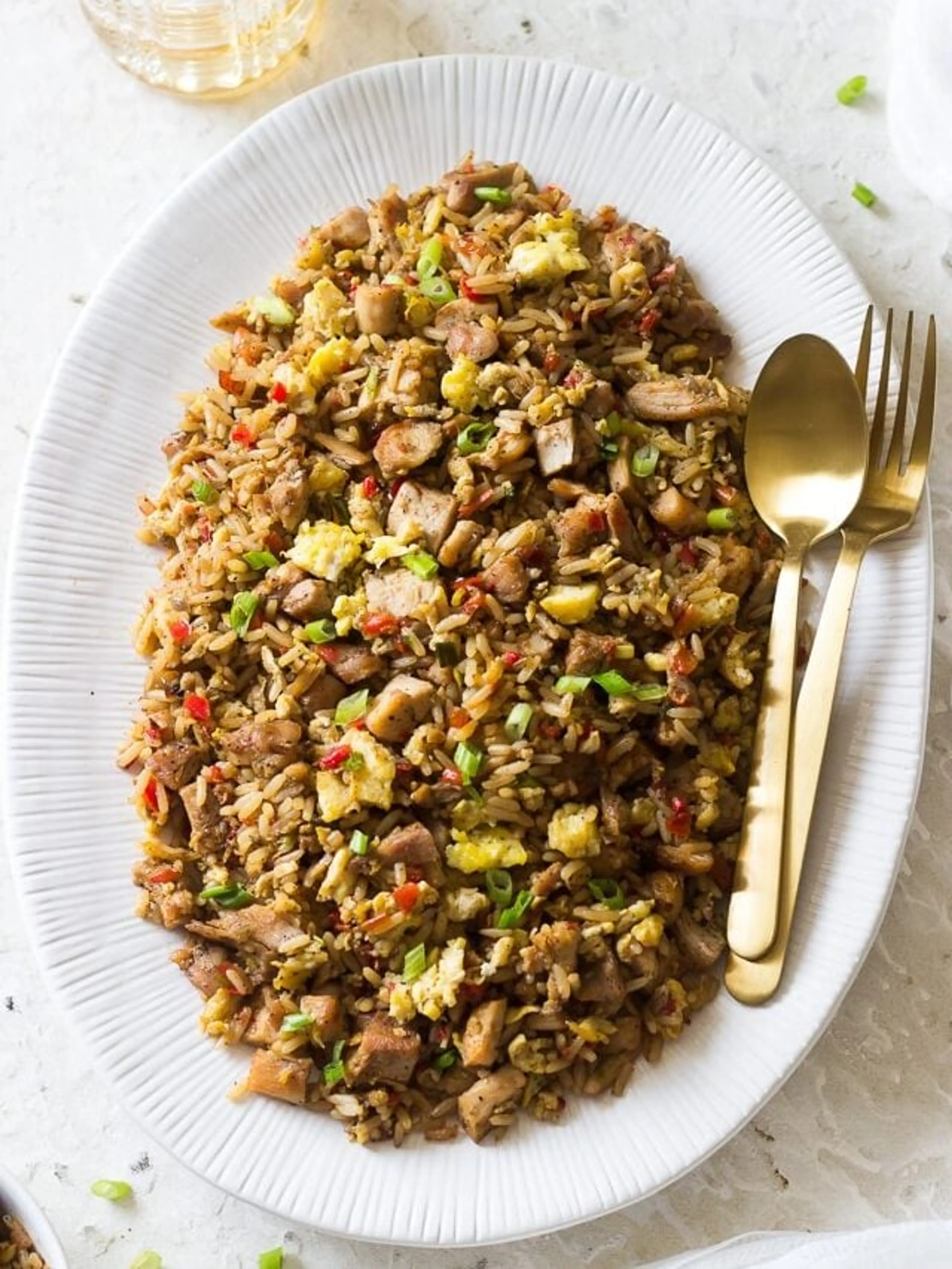 Peruvian Fried Rice (Arroz Chaufa)