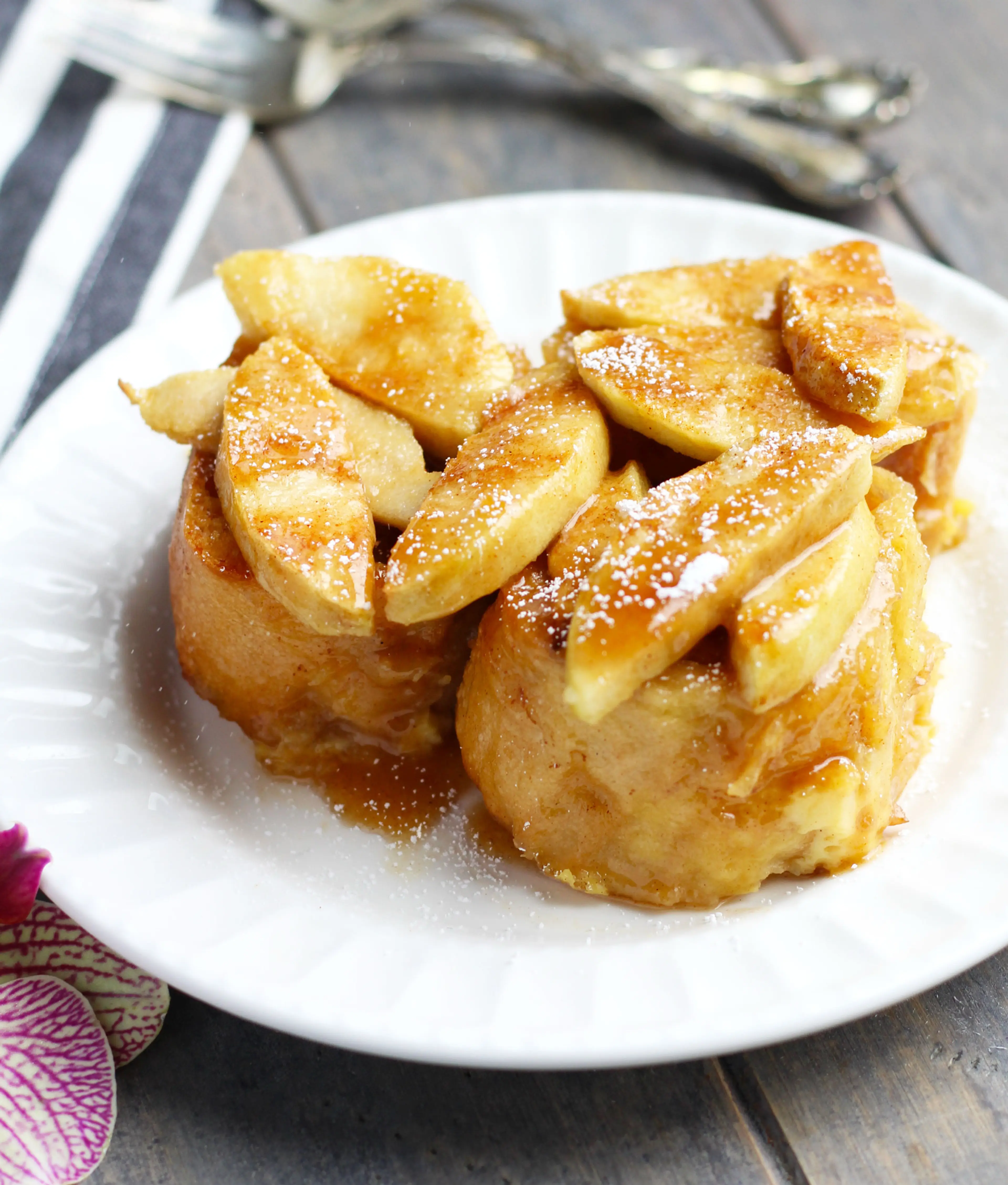 Overnight Apple French Toast Casserole