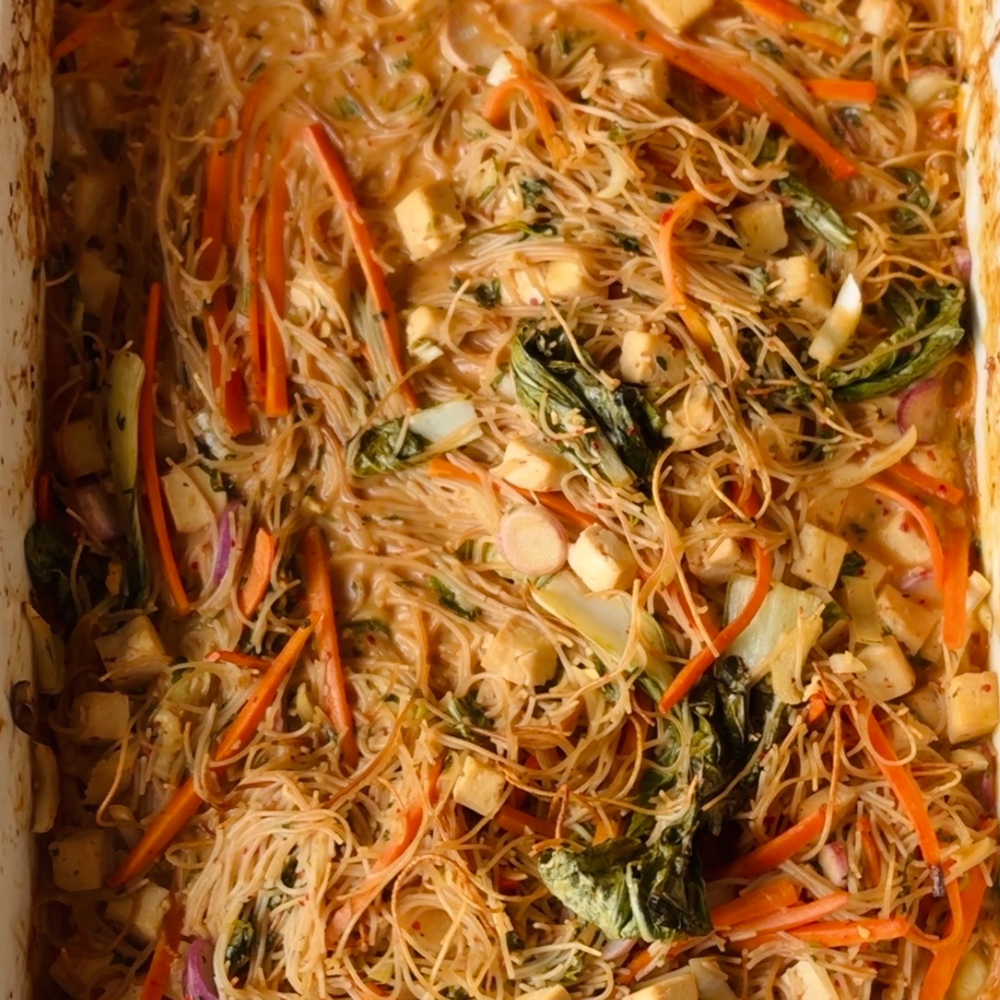 One Pan Baked Noodles