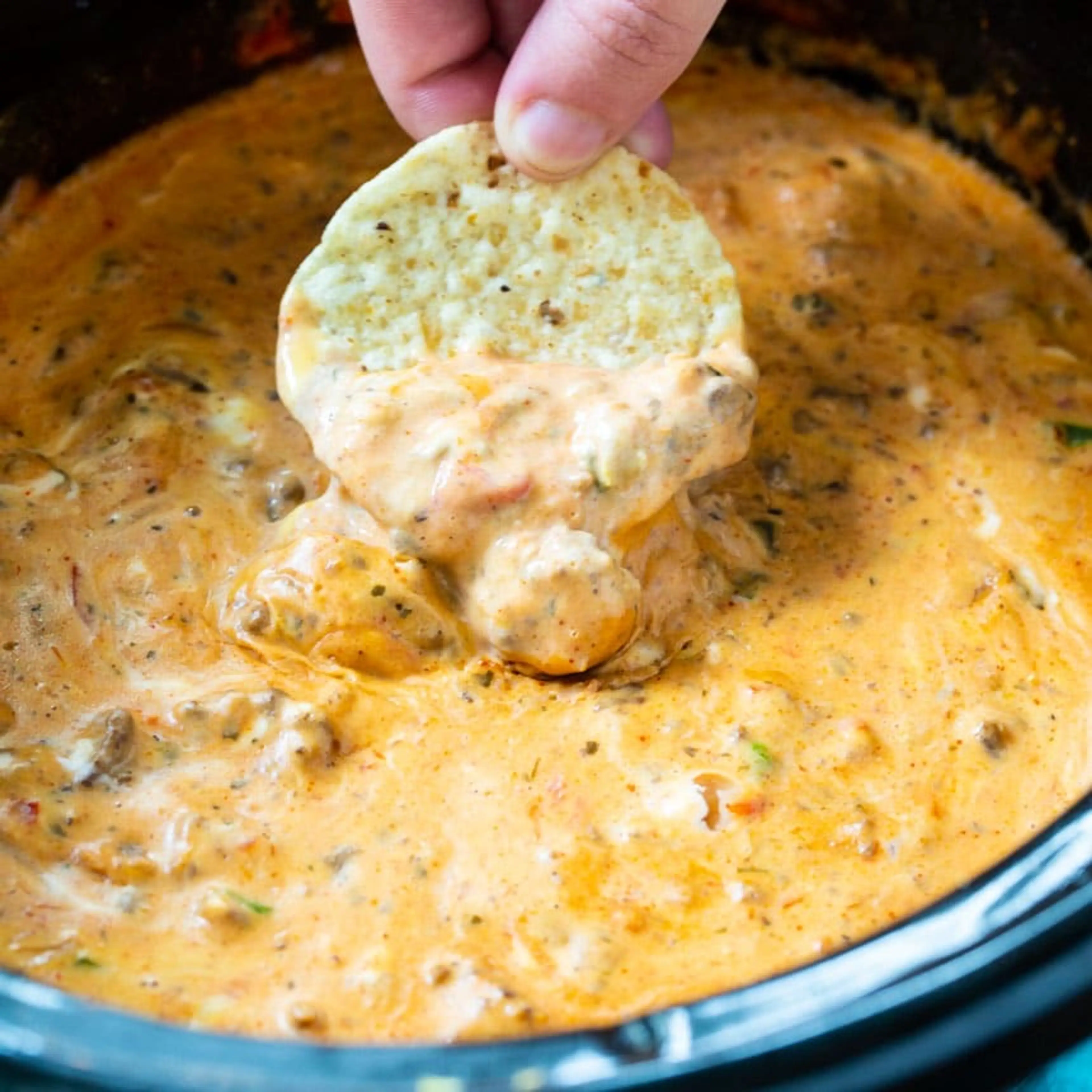 Slow Cooker Cream Cheese Taco Dip