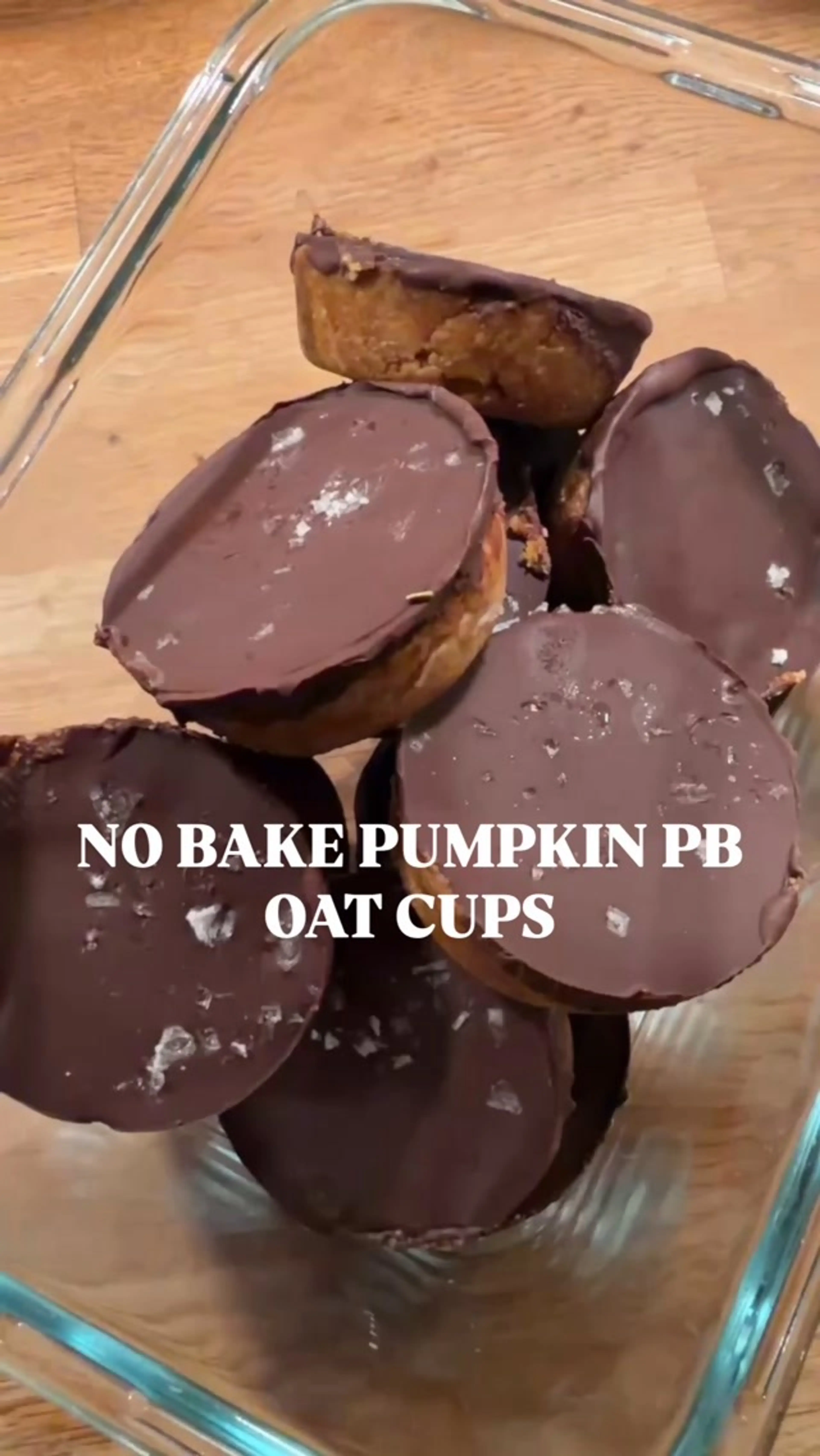 No Bake Pumpkin PB Oat Cups