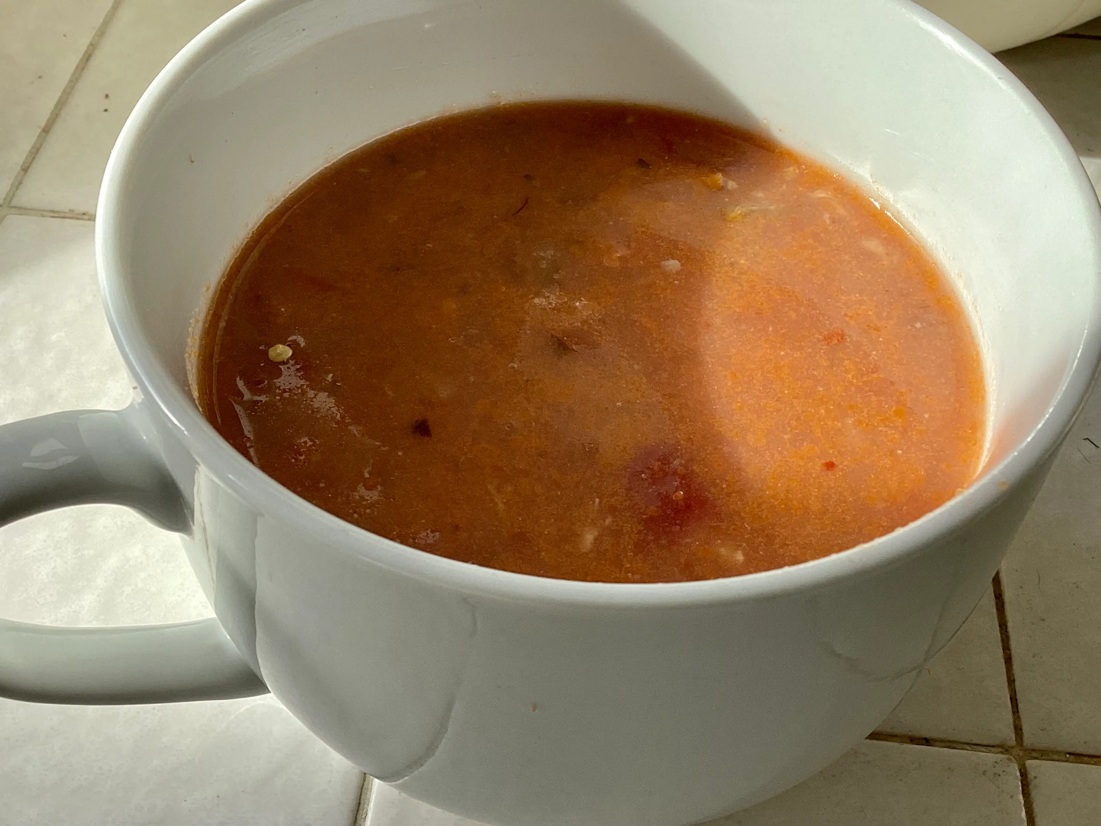 Manhattan Clam Chowder From Leftovers