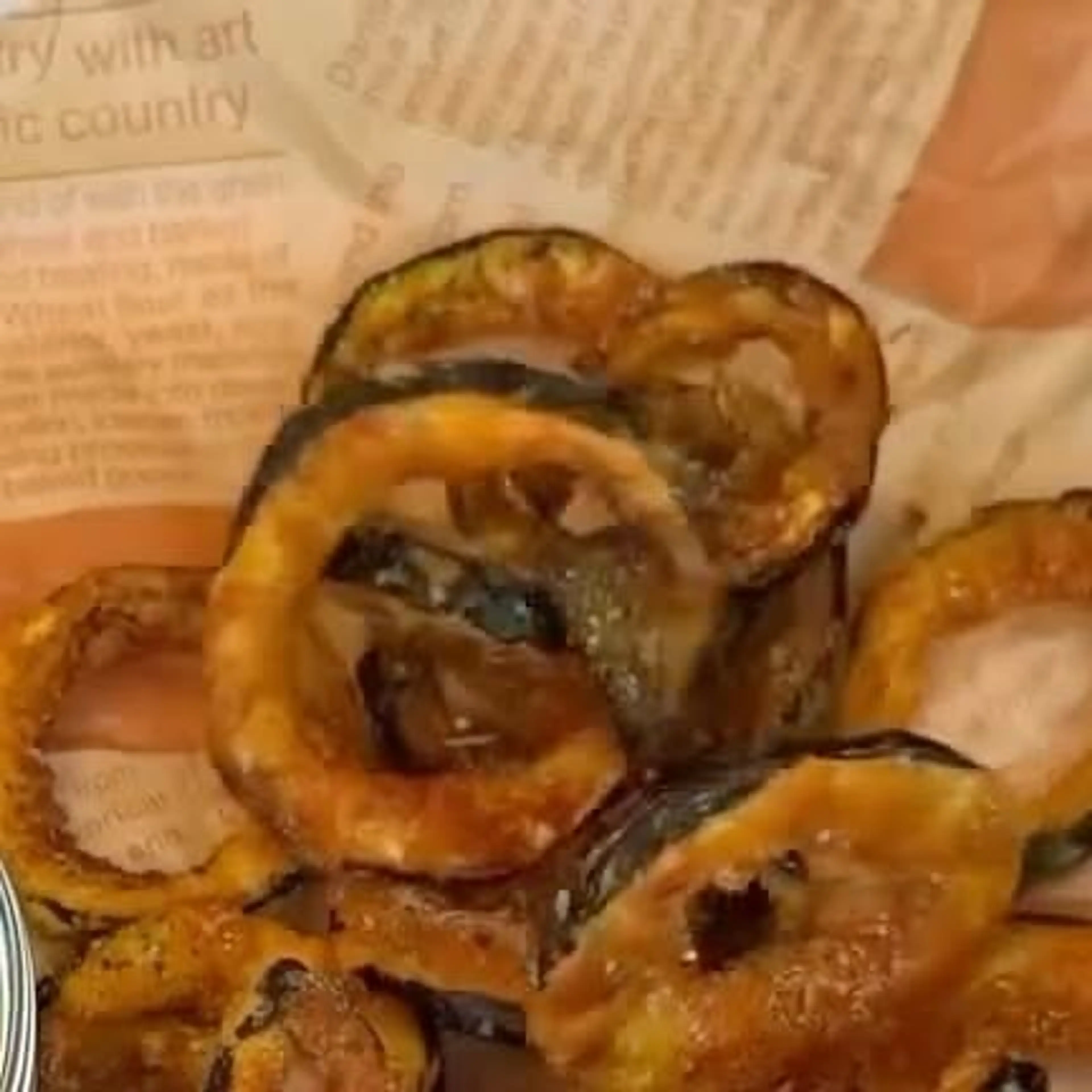 Crispy Zucchini Rings with Creamy Dip