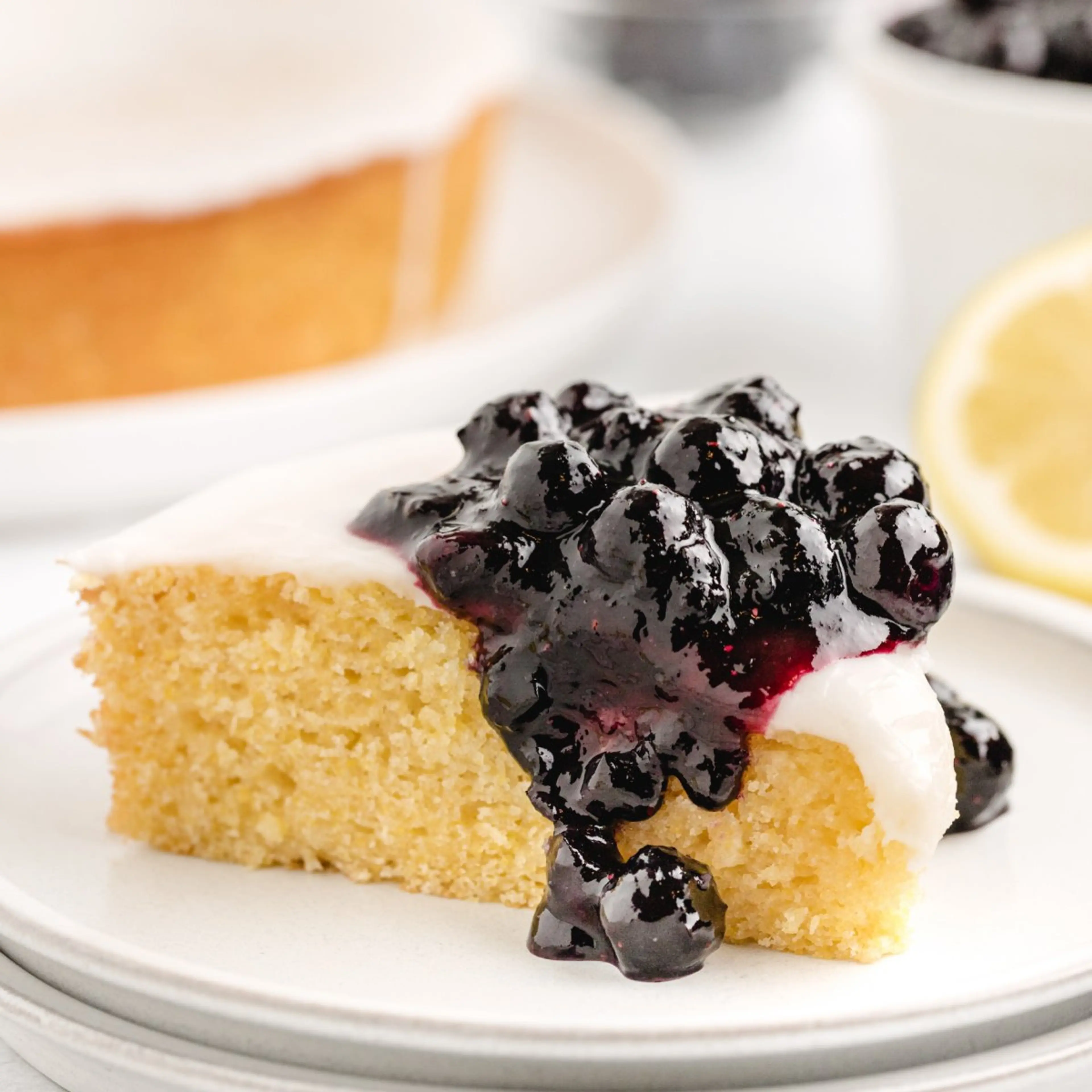 Lemon Cornmeal Cake