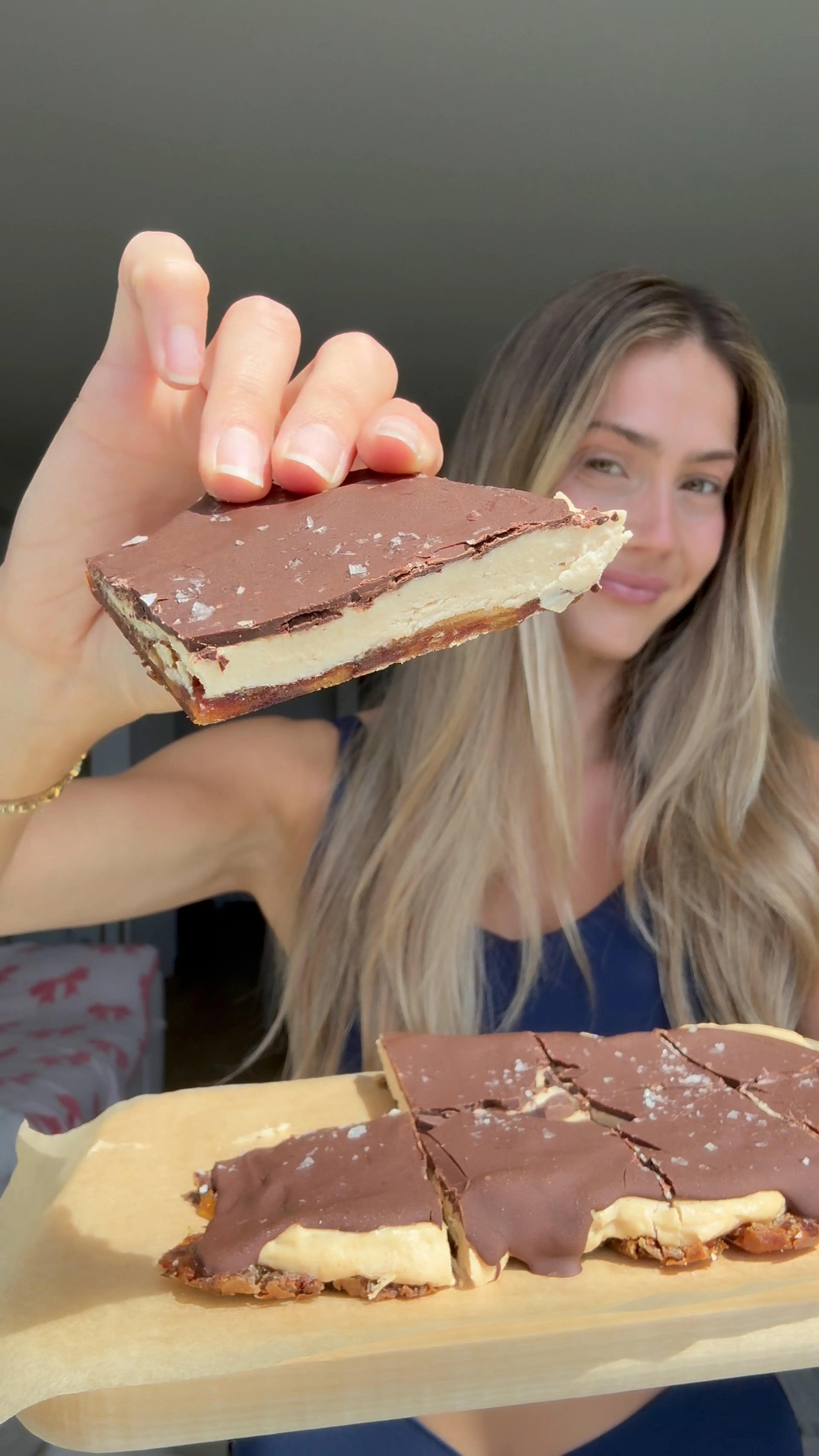 High-protein Ice Cream Date Bars