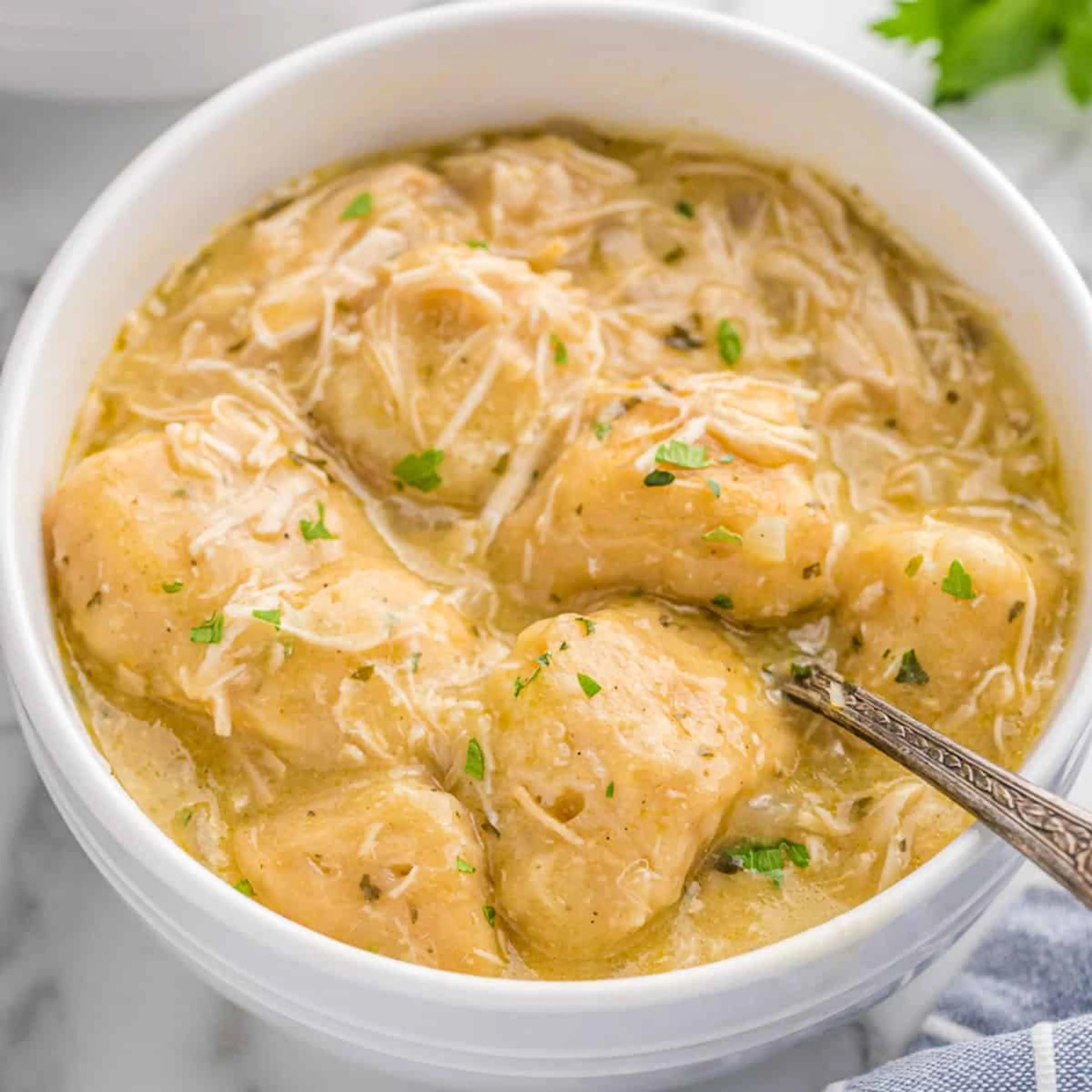 Slow Cooker Chicken & Dumplings