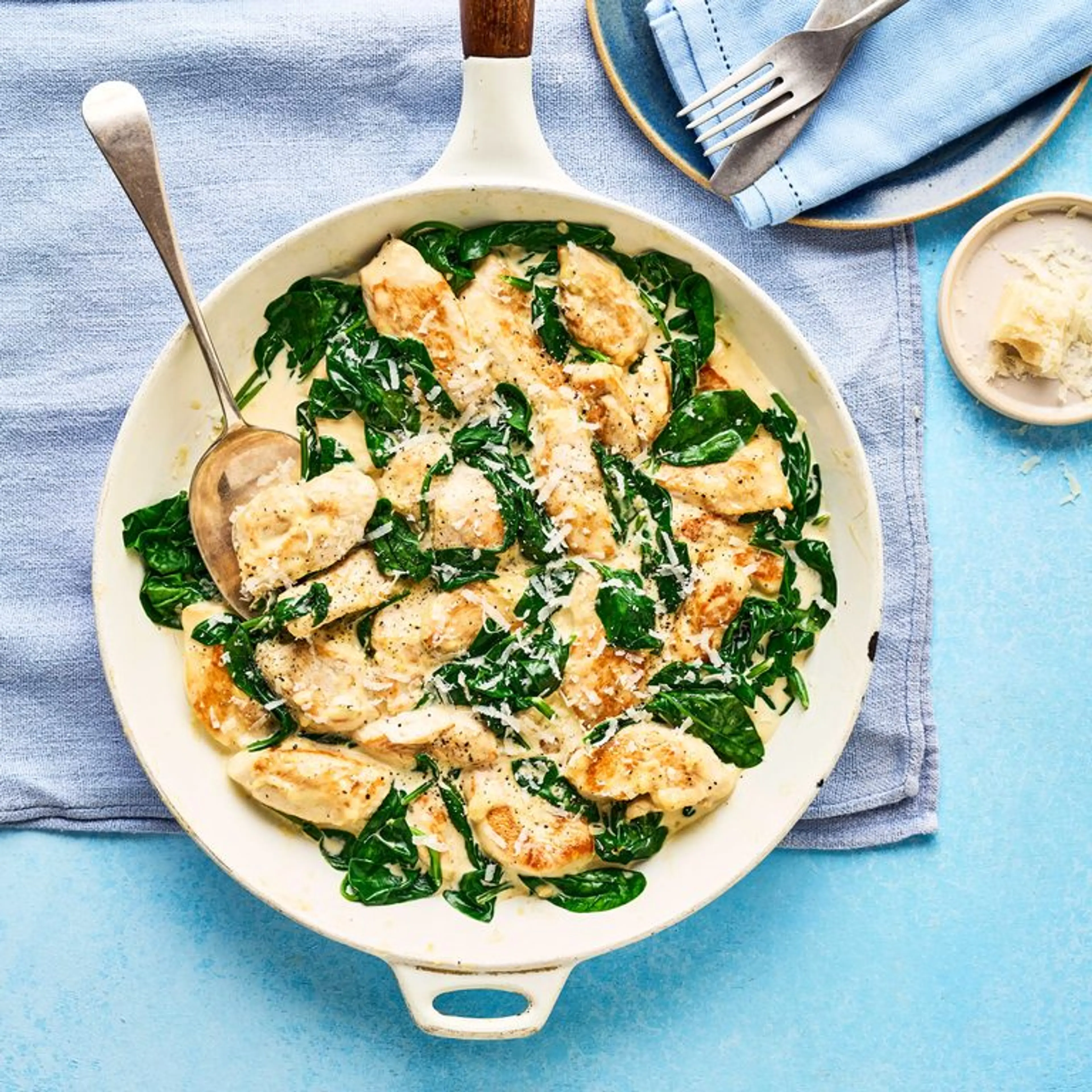 Creamy spinach chicken