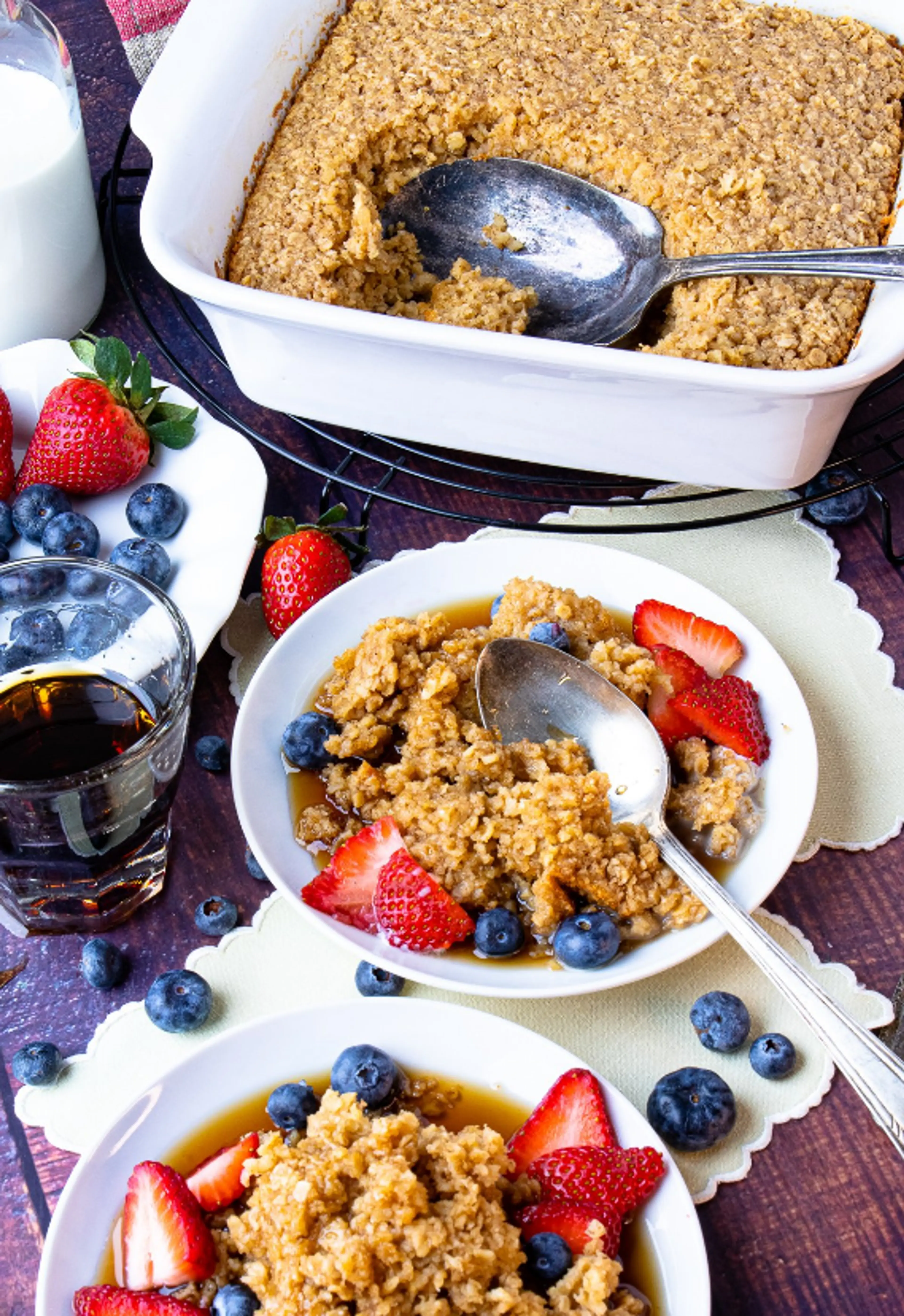 Maple Cinnamon Baked Oatmeal